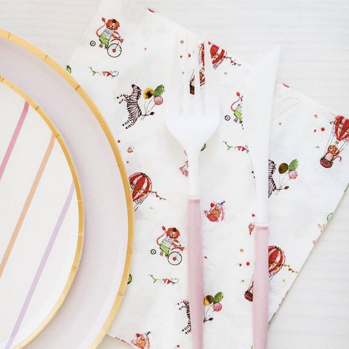 Circus Party Napkins - Stesha Party