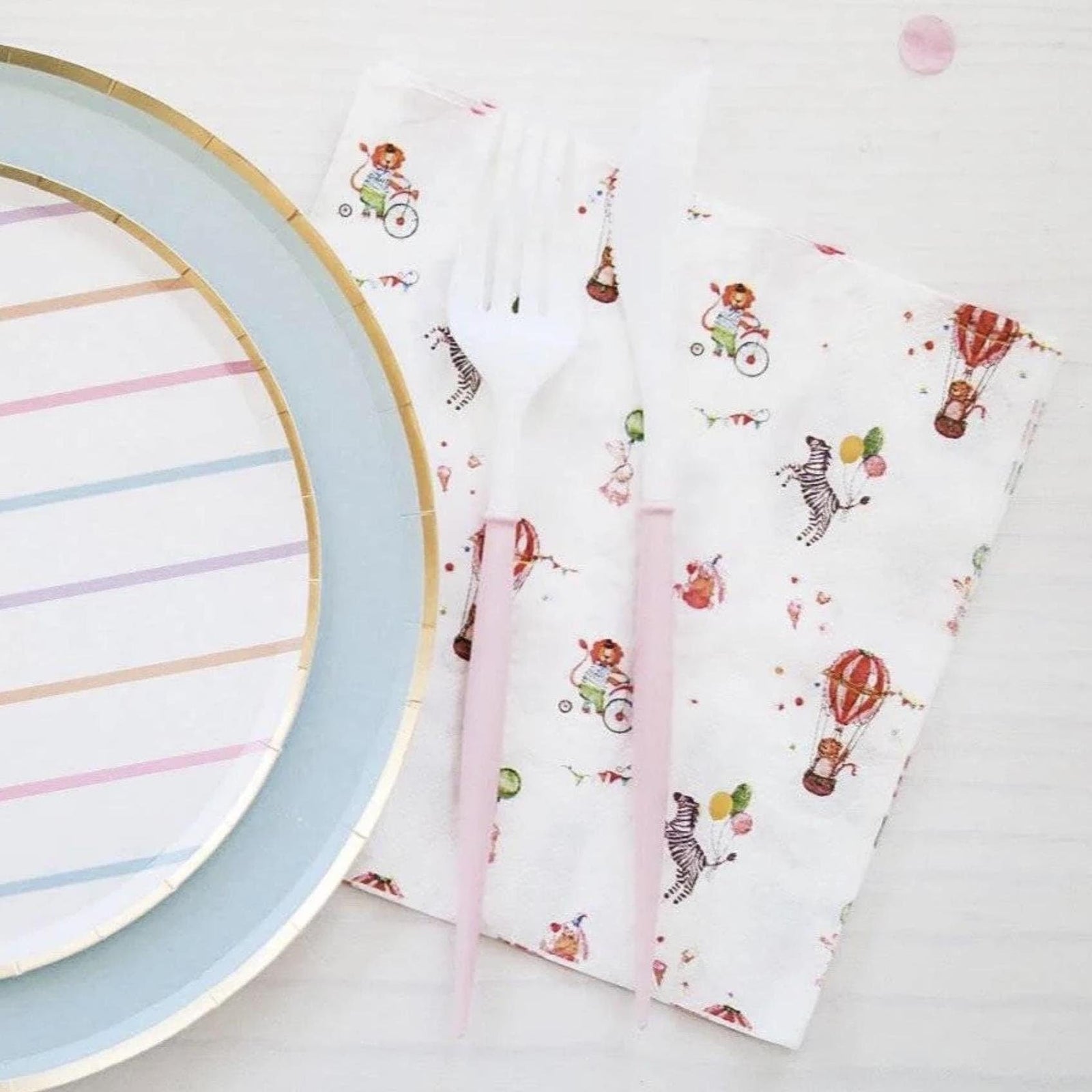 Circus Party Napkins - Stesha Party