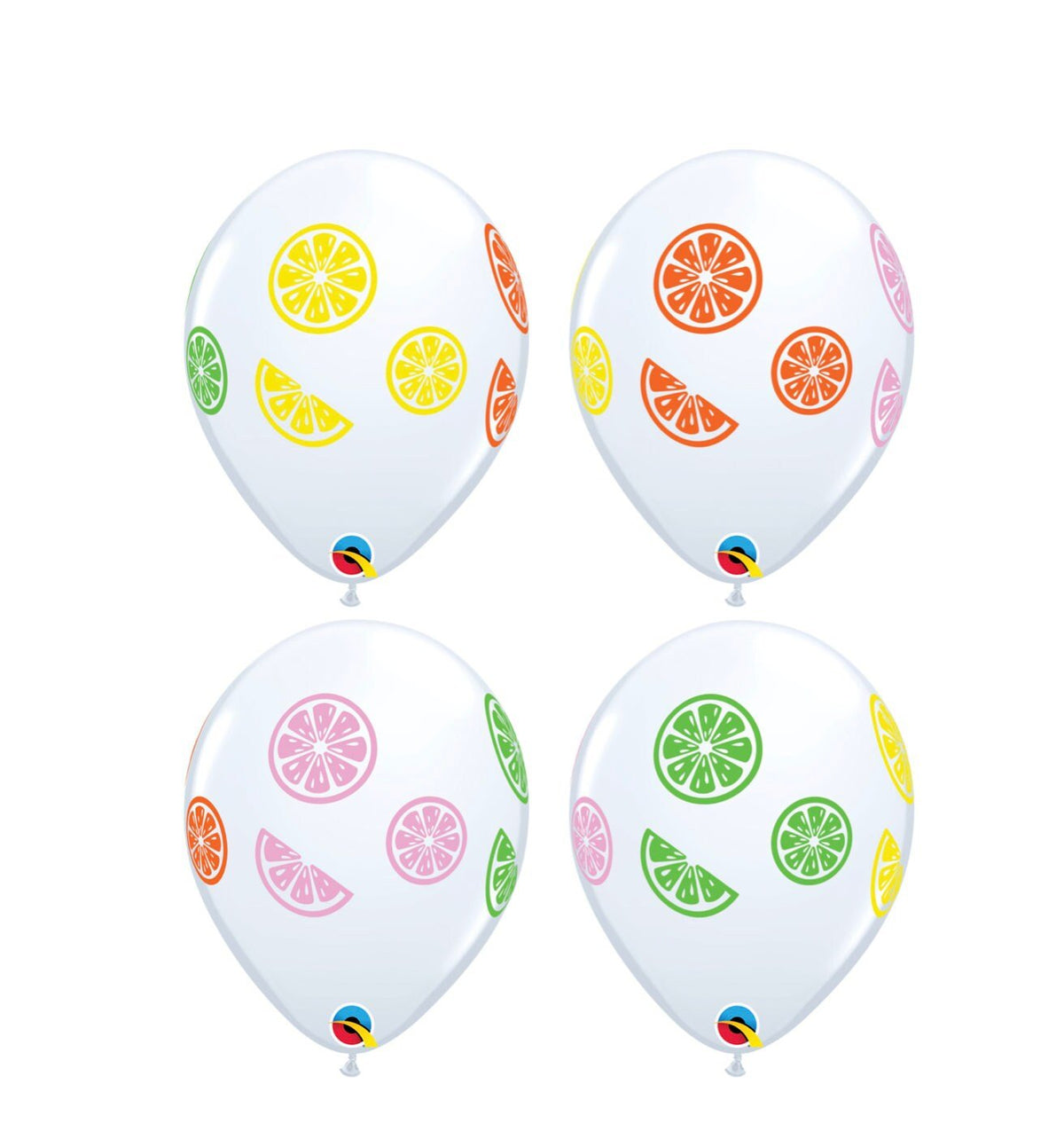 Citrus Fruit Party Latex Balloons 5ct - Stesha Party