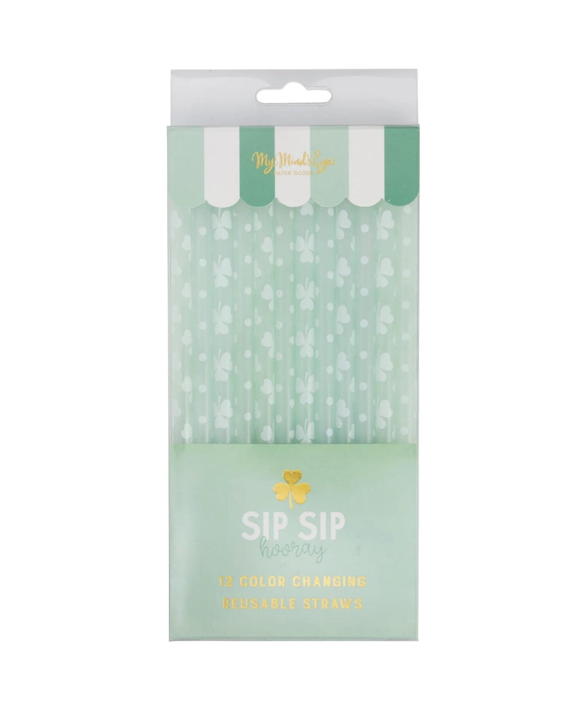 Clover Color Changing Straws - Stesha Party