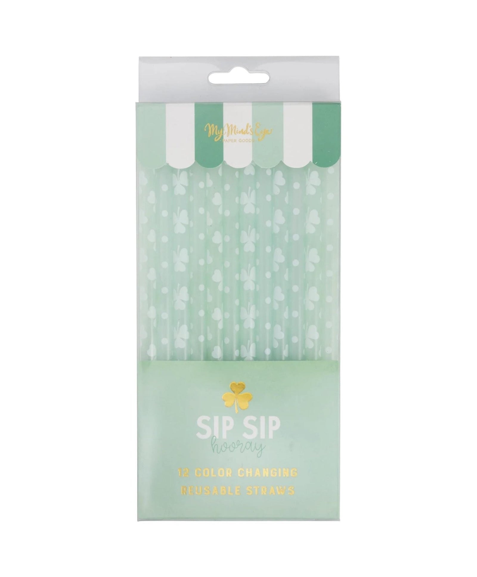 Clover Color Changing Straws - Stesha Party