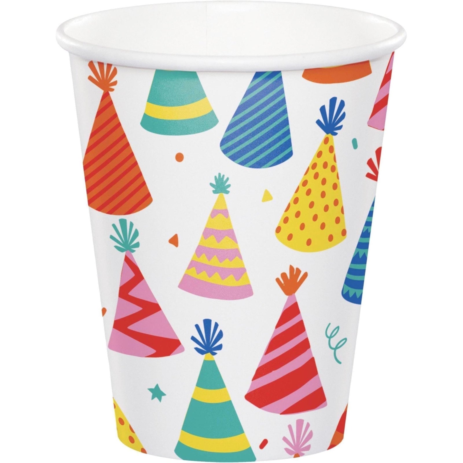 Colorful Party Hat Cups - Stesha Party