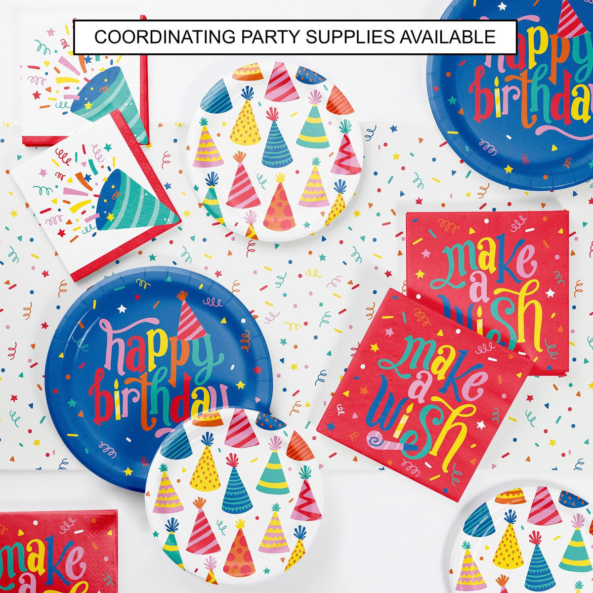 Colorful Party Hat Cups - Stesha Party