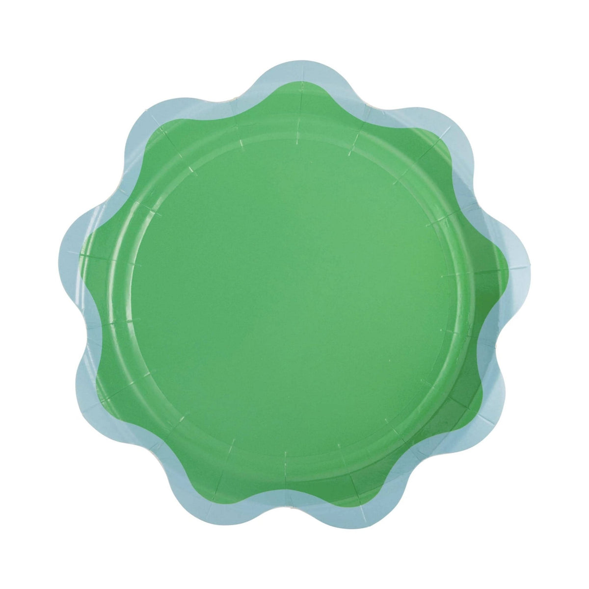 Colorful Scalloped Paper Cake Plates - Stesha Party