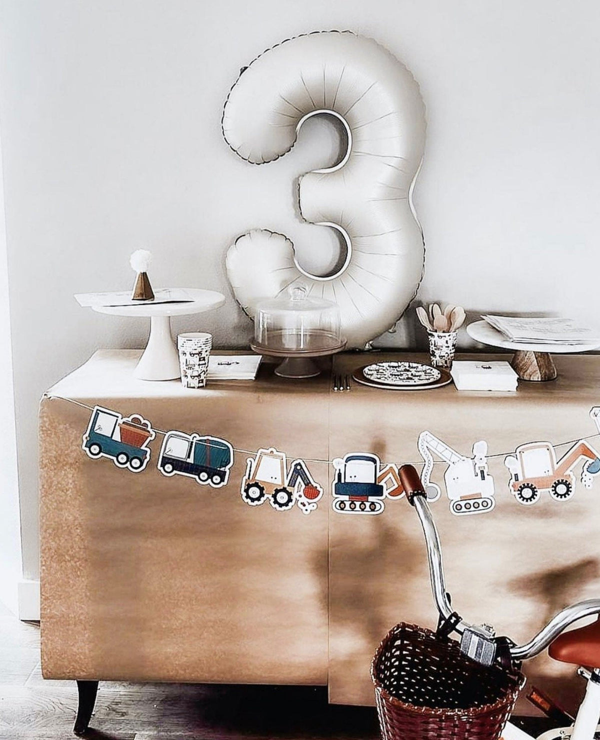 Construction Birthday Banner - Stesha Party