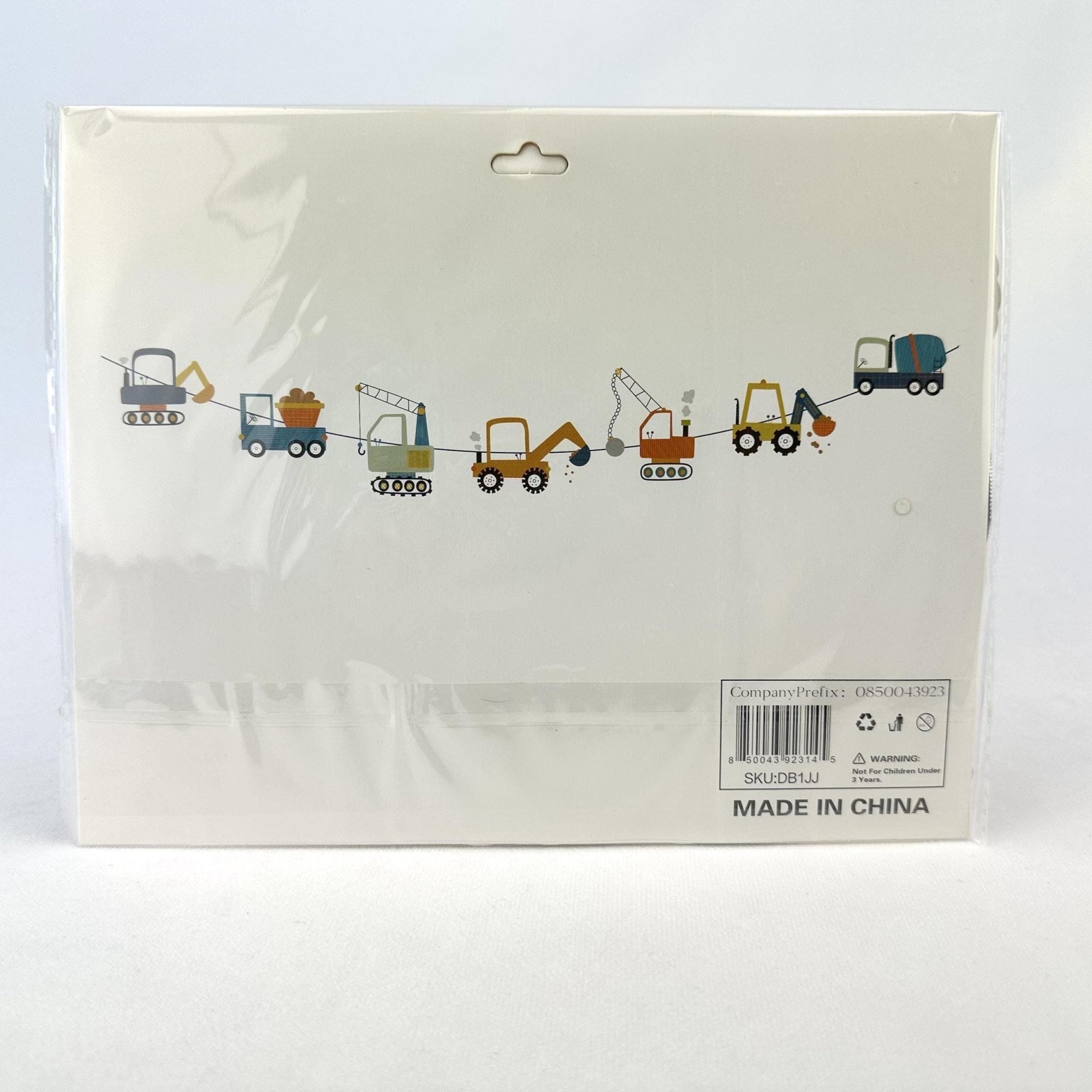 Construction Birthday Banner - Stesha Party