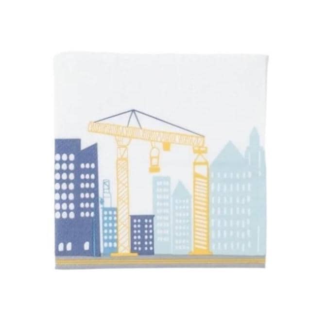 Construction Birthday Napkins 16ct - Stesha Party