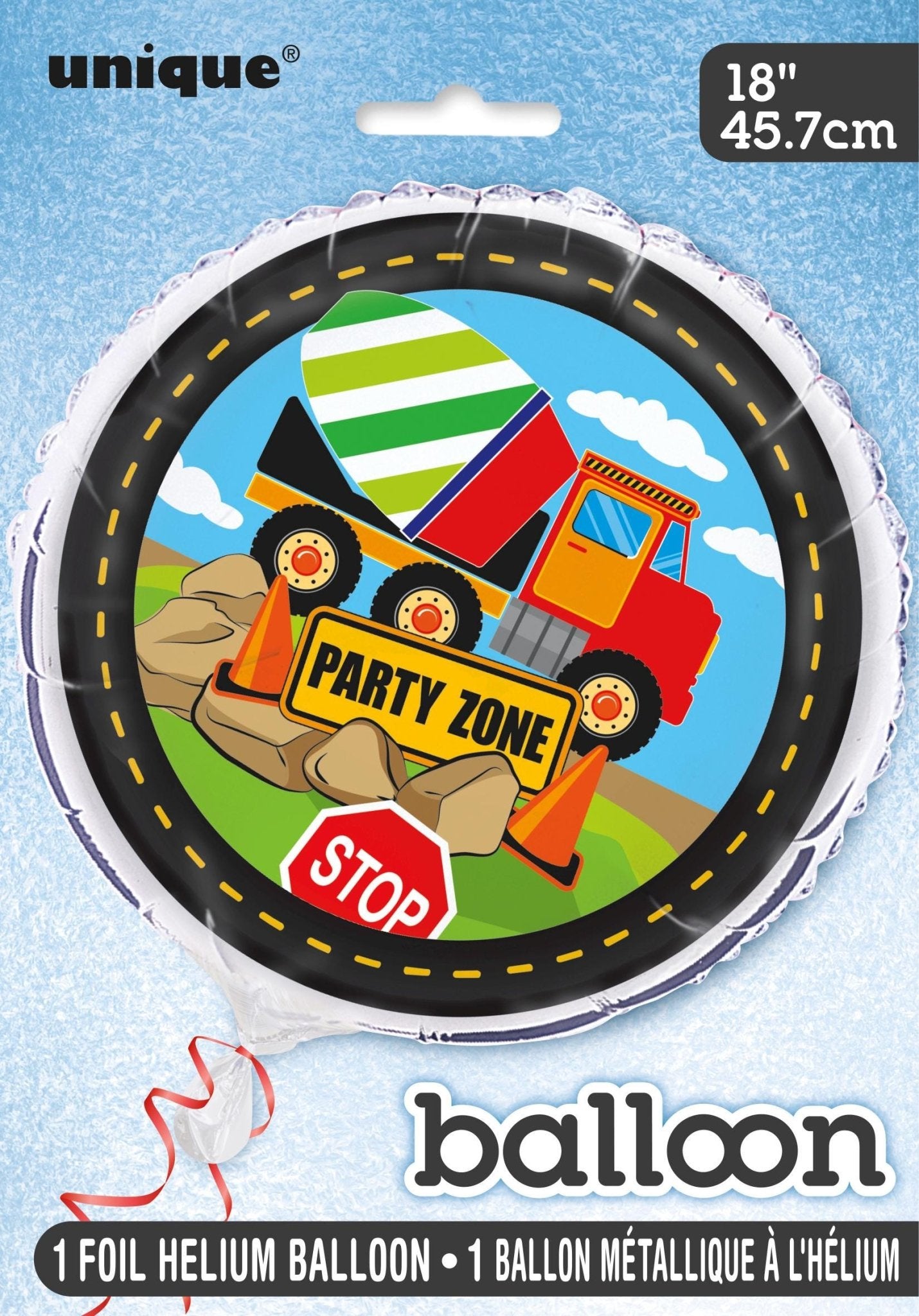 Construction Party Balloon 18" - Stesha Party