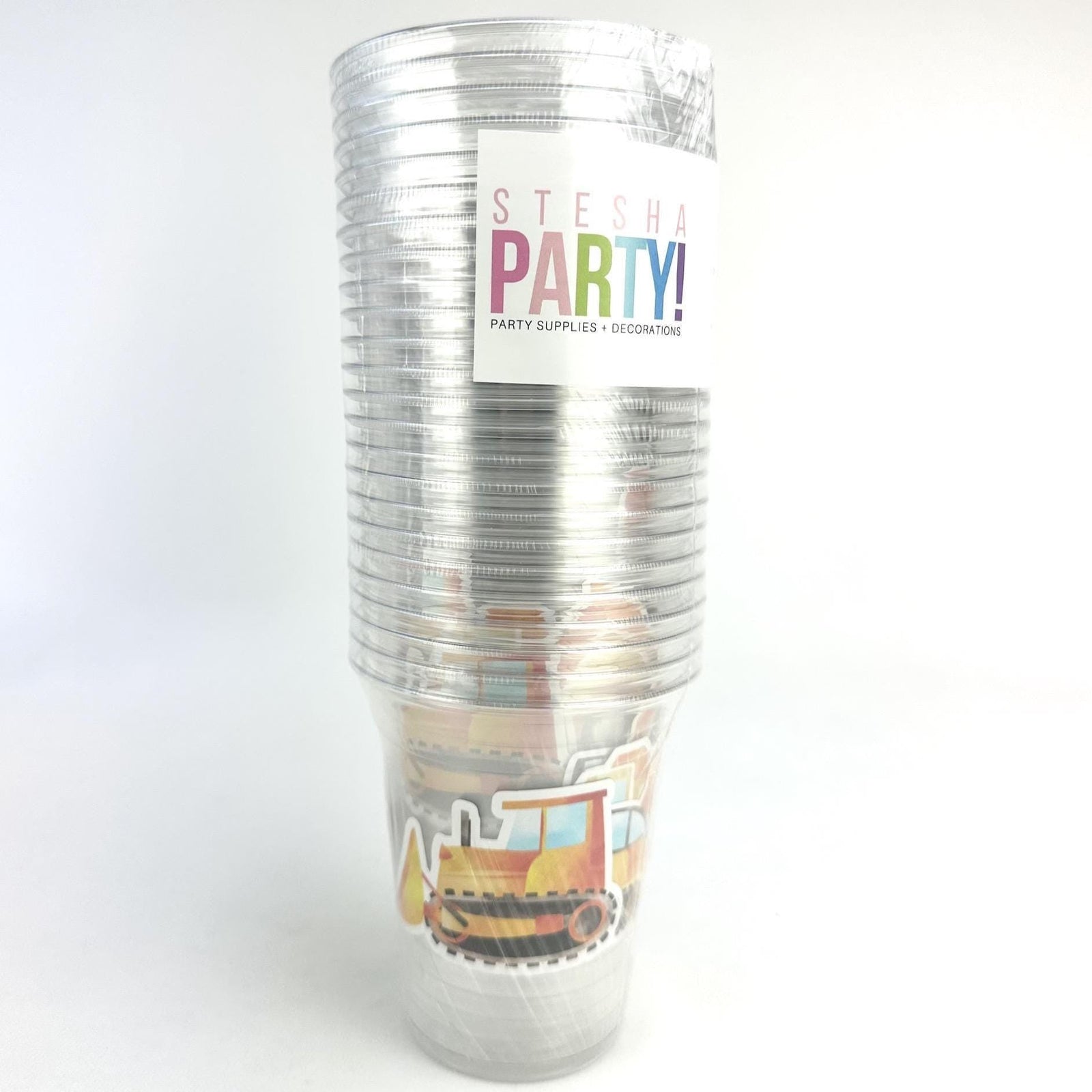 Construction Party Cups 24ct - Stesha Party
