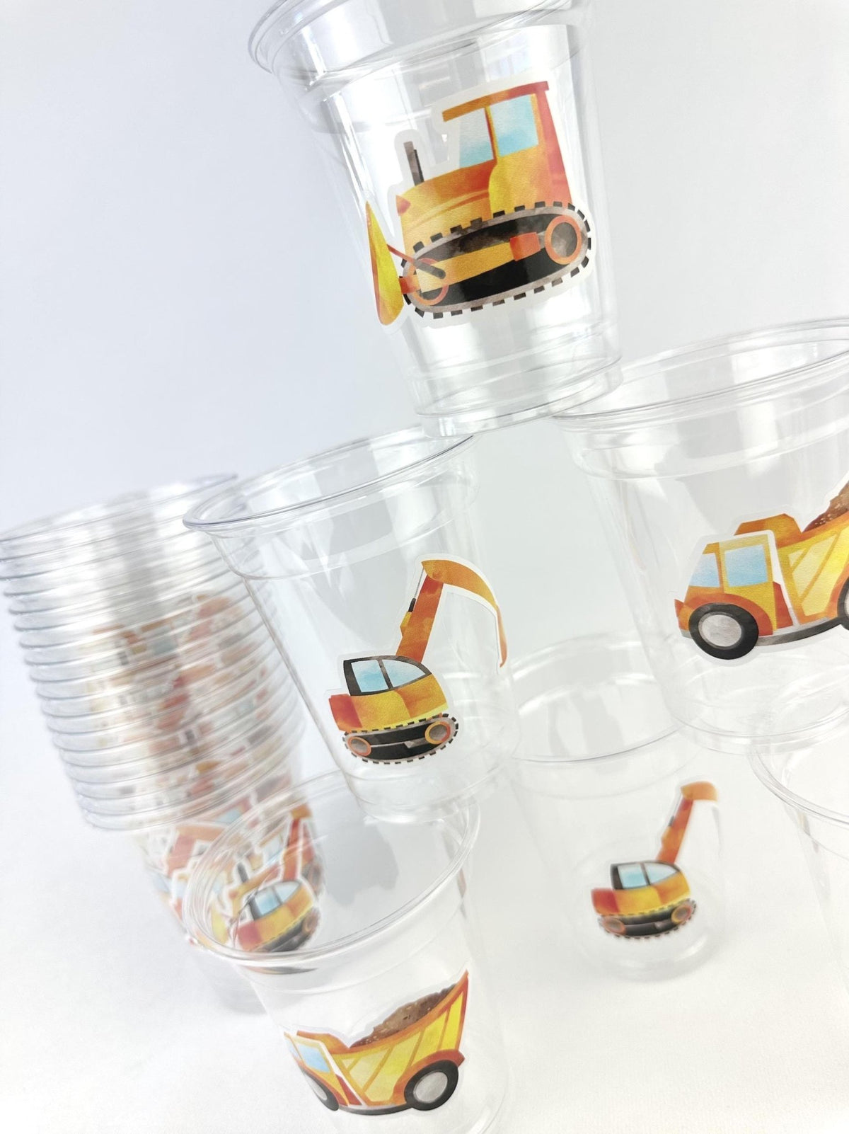 Construction Party Cups 24ct - Stesha Party