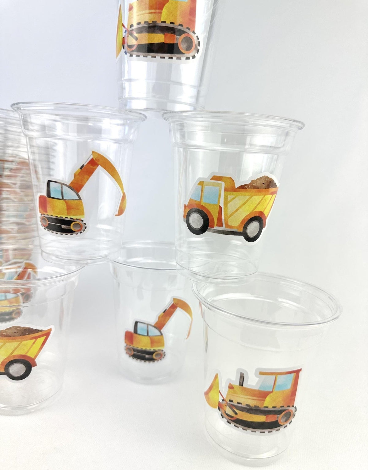 Construction Party Cups 24ct - Stesha Party