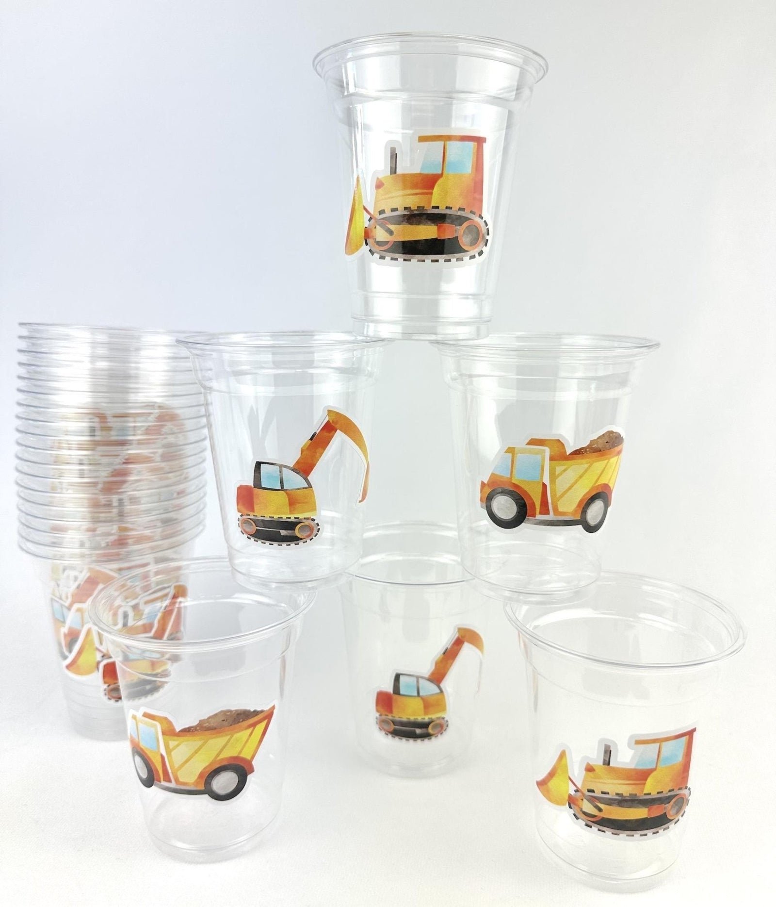 Construction Party Cups 24ct - Stesha Party