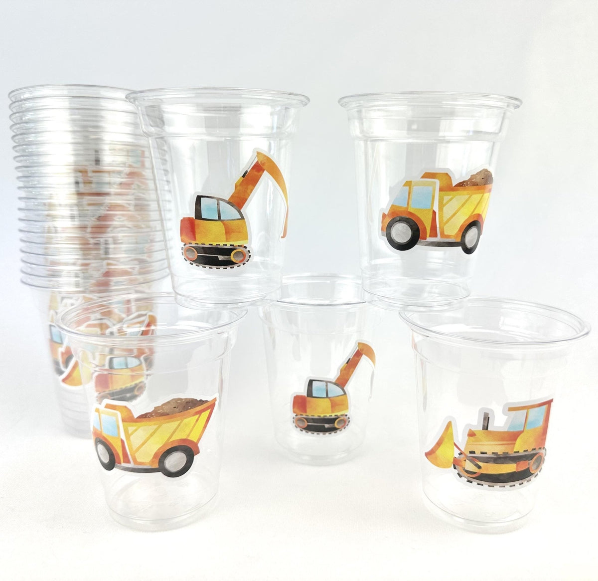 Construction Party Cups 24ct - Stesha Party