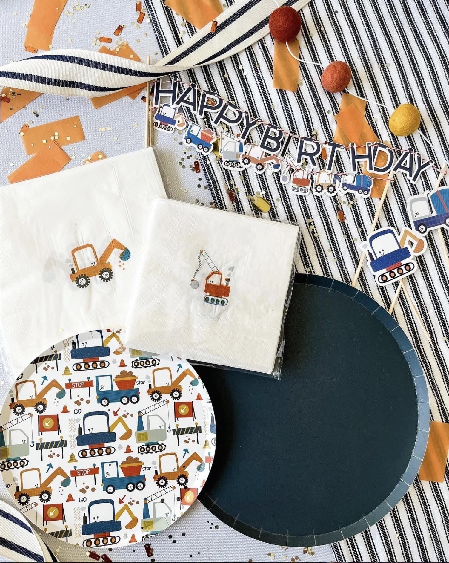 Construction Party Napkins 16ct - Stesha Party