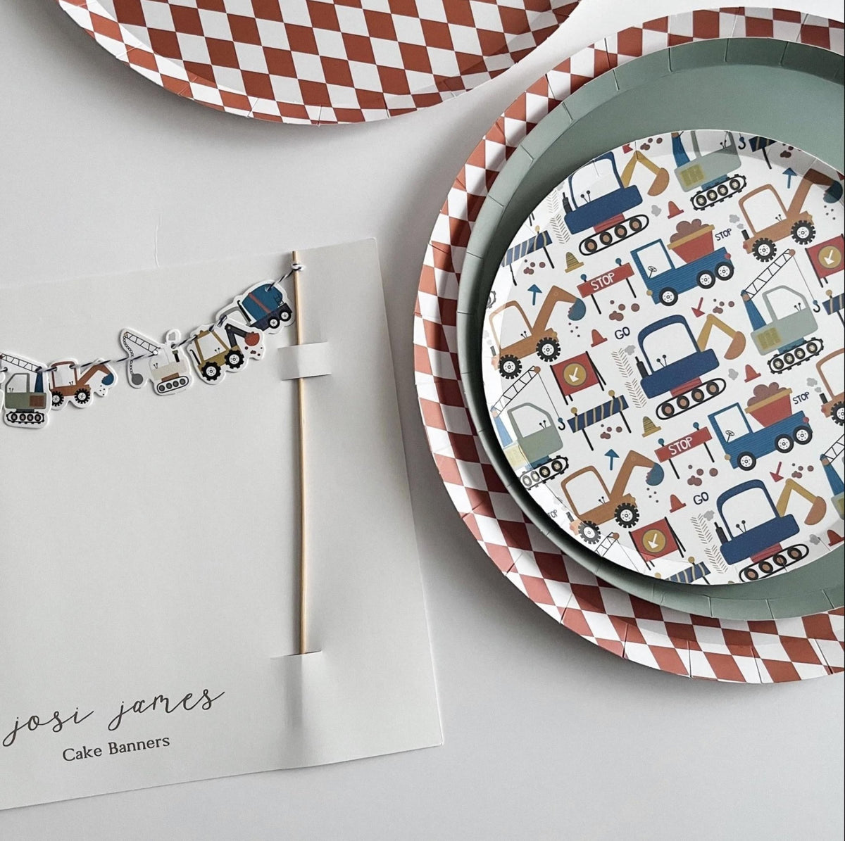 Construction Party Plates - Stesha Party