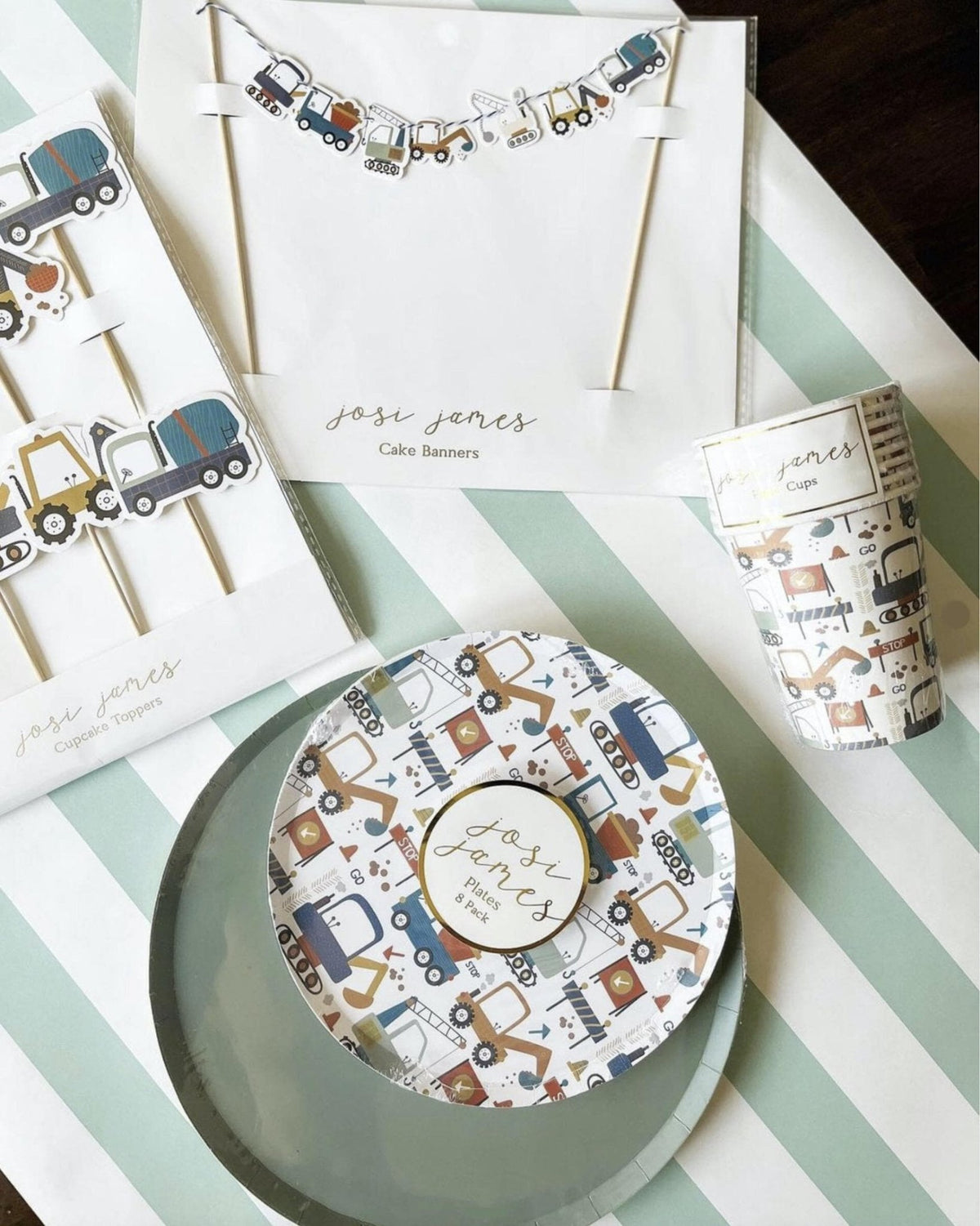 Construction Party Plates - Stesha Party