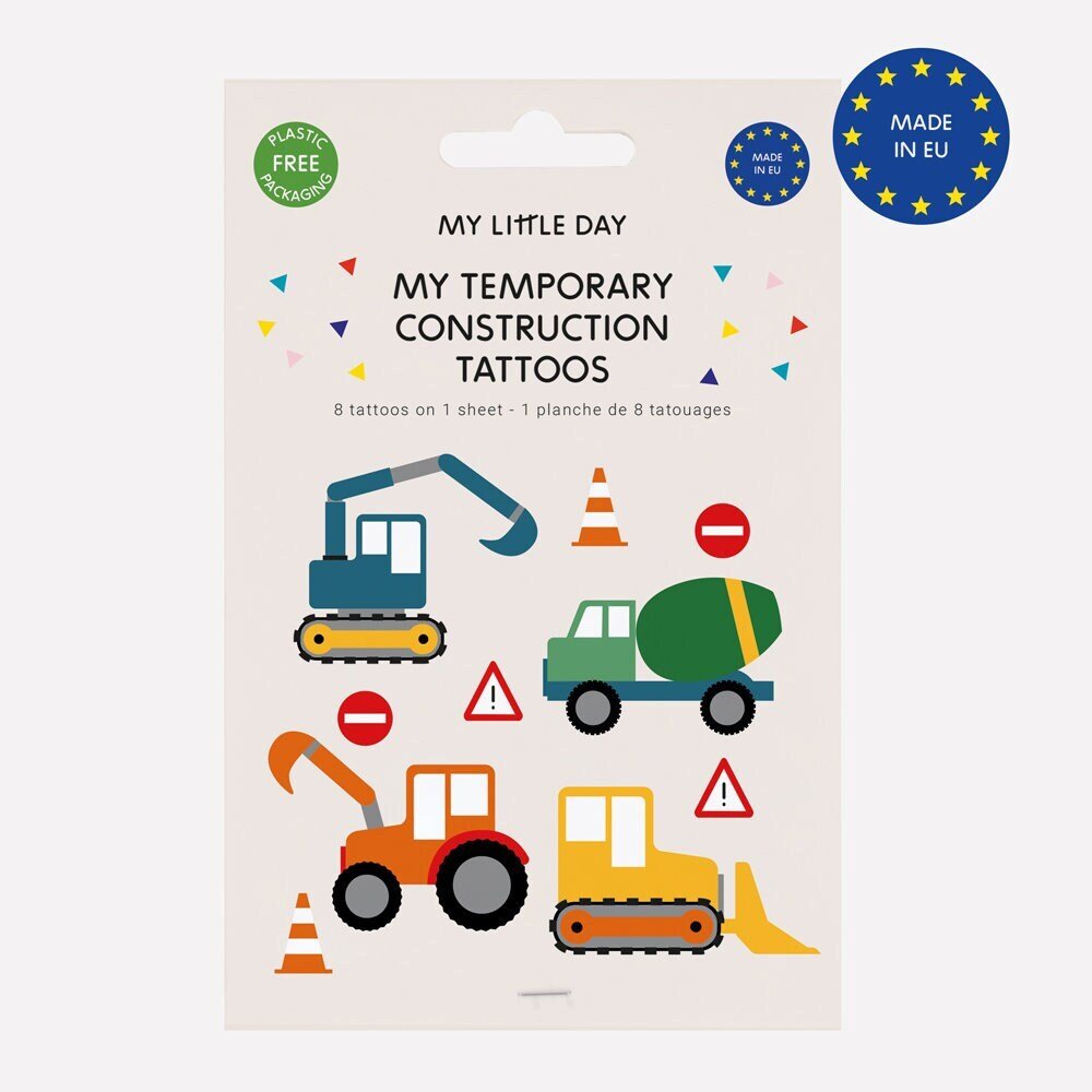 Construction Temporary Tattoos - Stesha Party