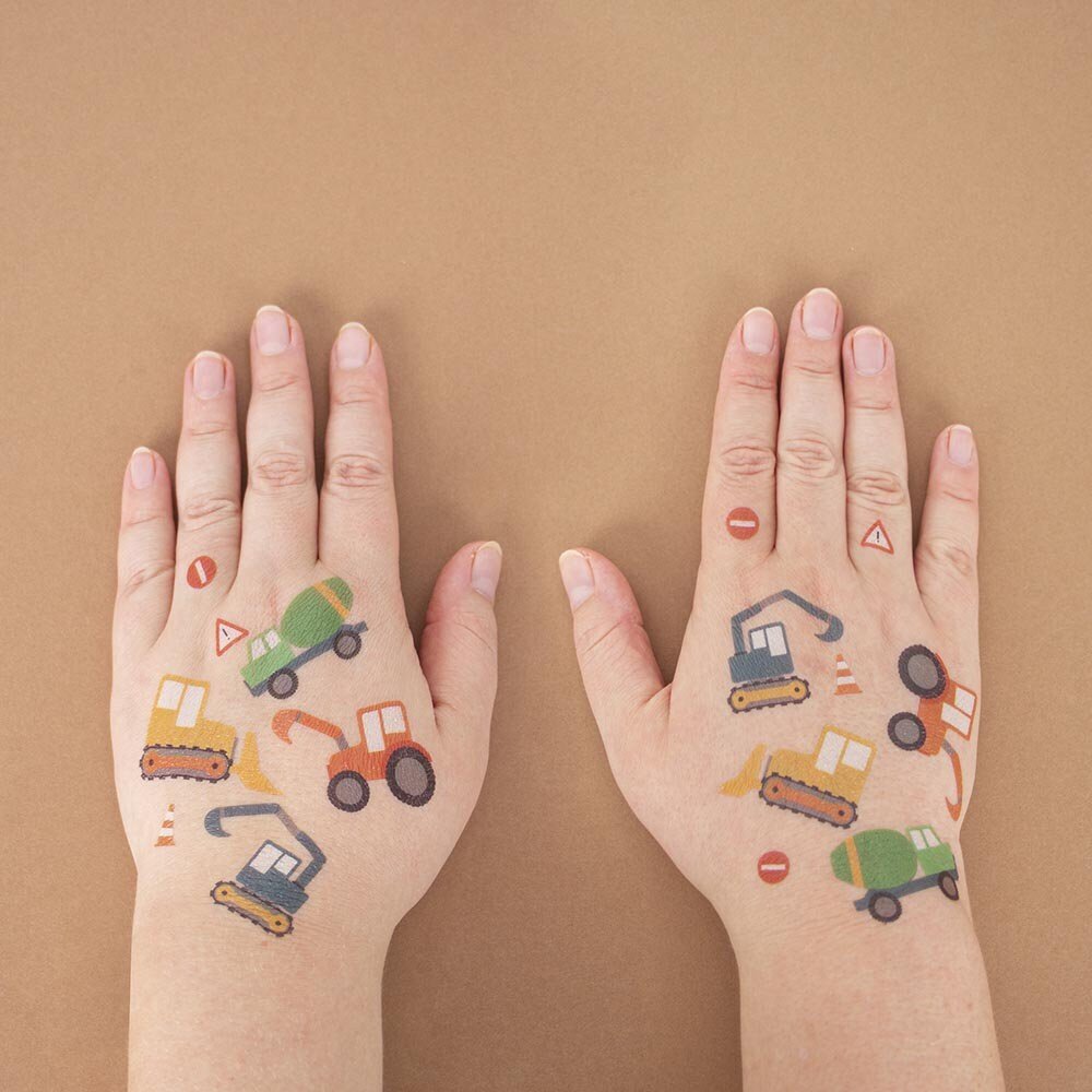 Construction Temporary Tattoos - Stesha Party