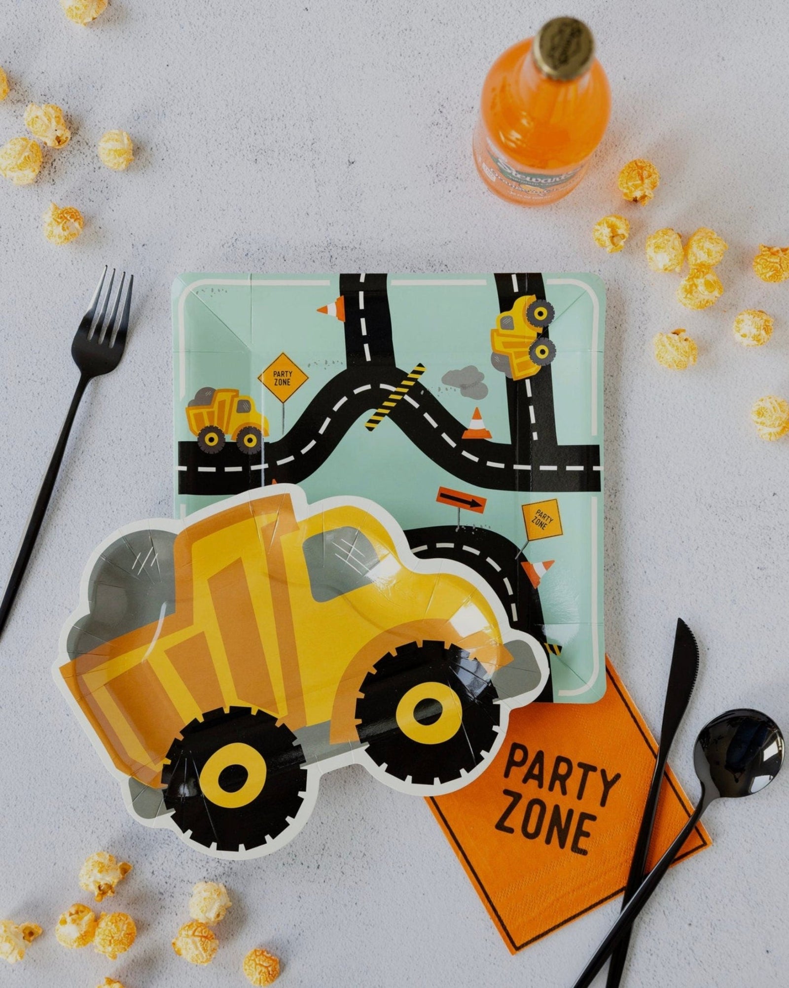 Construction Zone Party Plates - Stesha Party