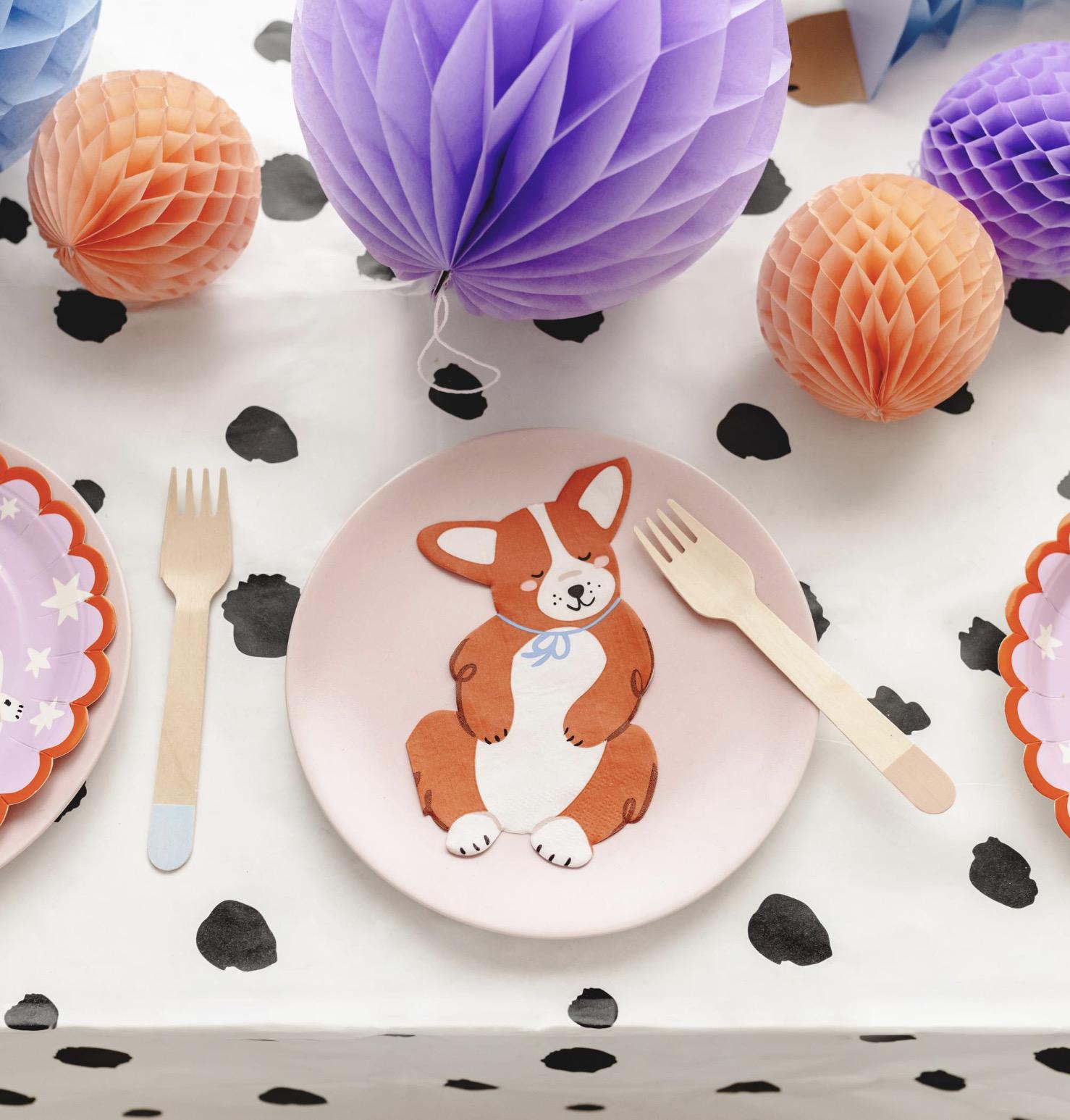 Corgi Party Napkins 12ct - Stesha Party