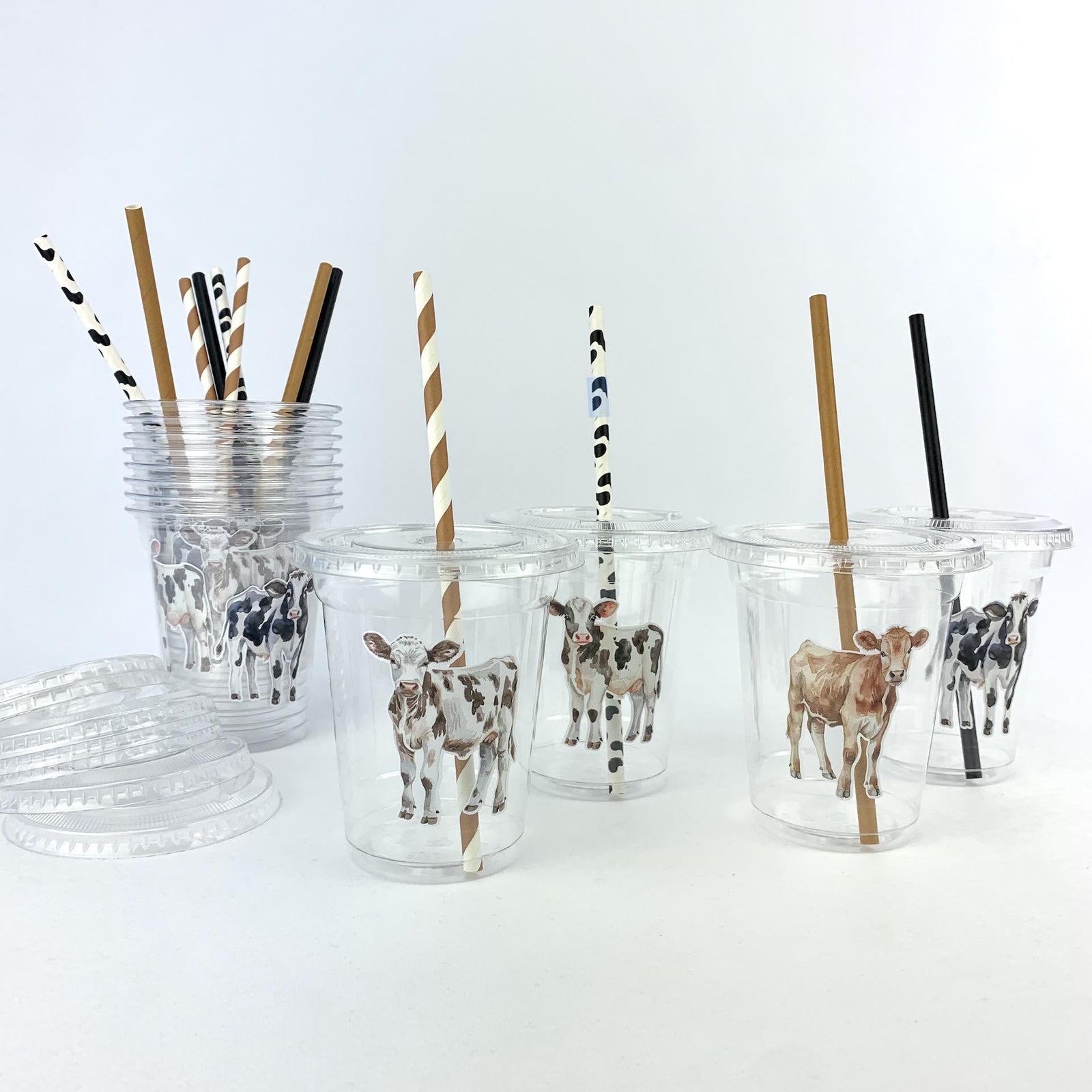 Cow Party Cups - Stesha Party
