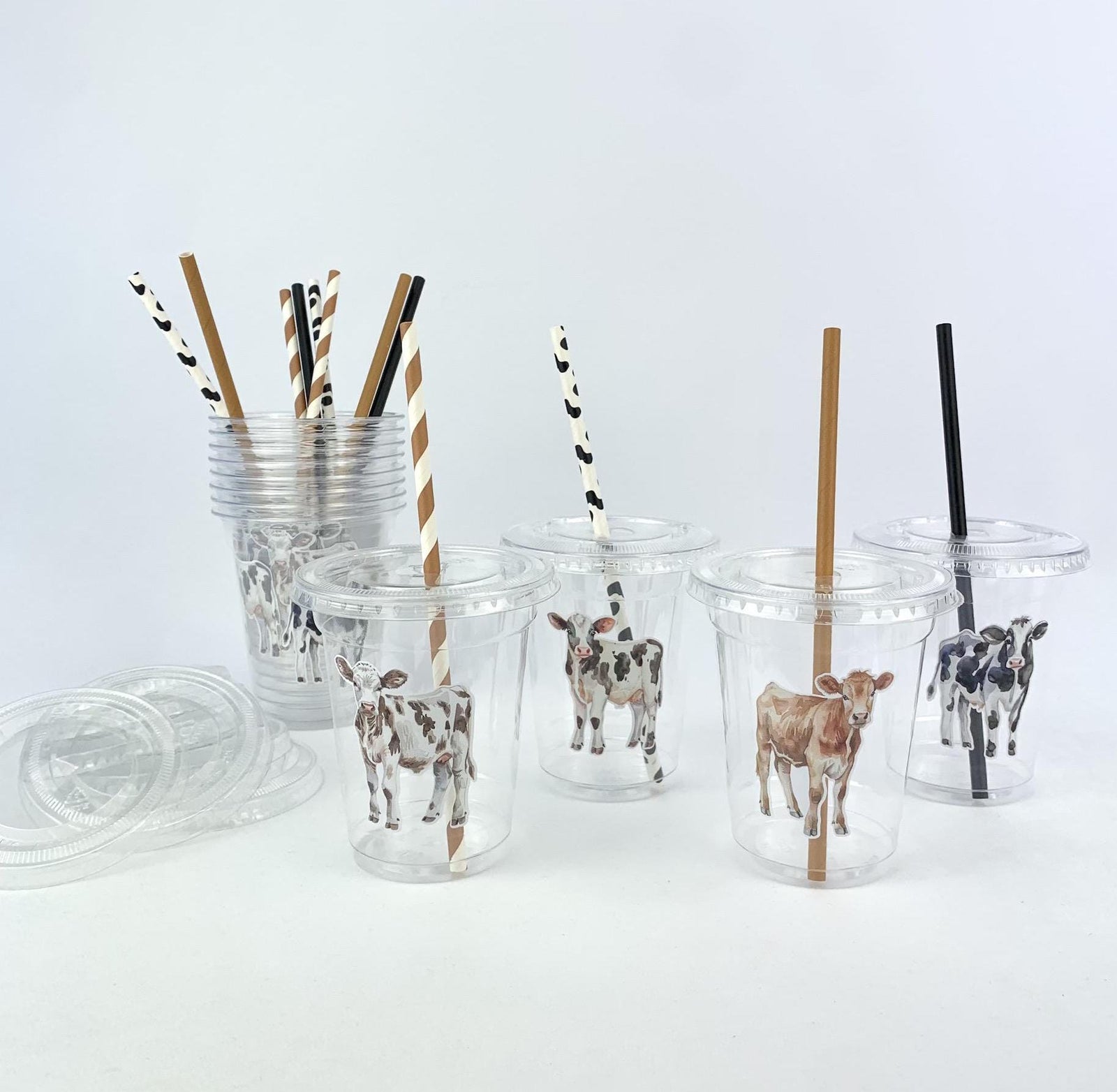 Cow Party Cups - Stesha Party