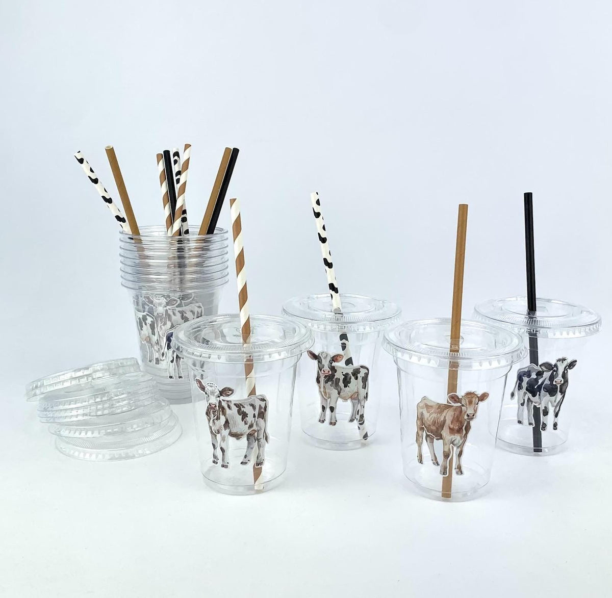 Cow Party Cups - Stesha Party