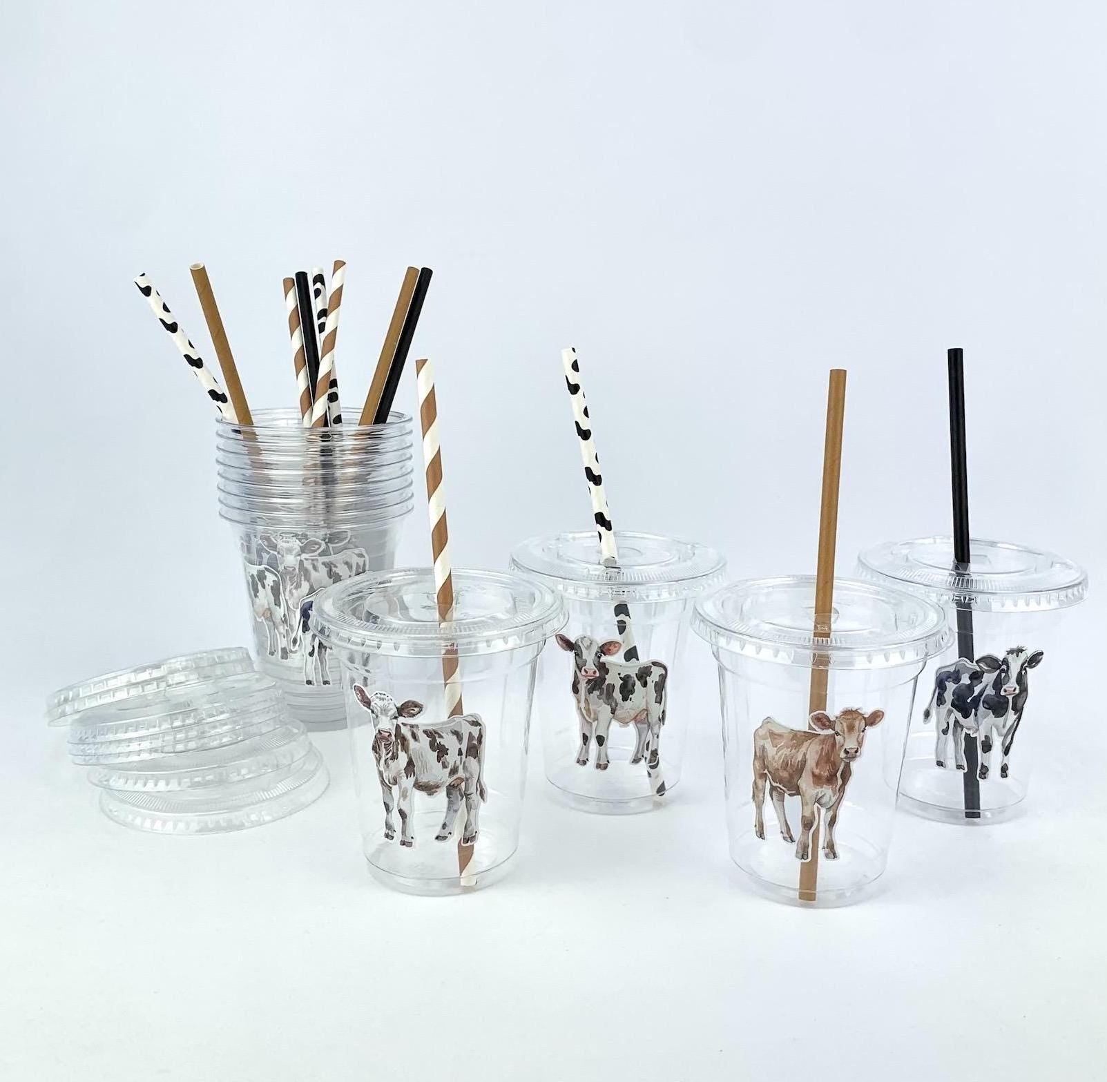 Cow Party Cups - Stesha Party