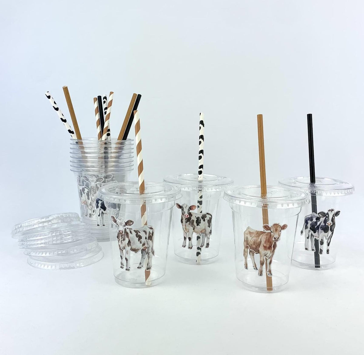 Cow Party Cups - Stesha Party