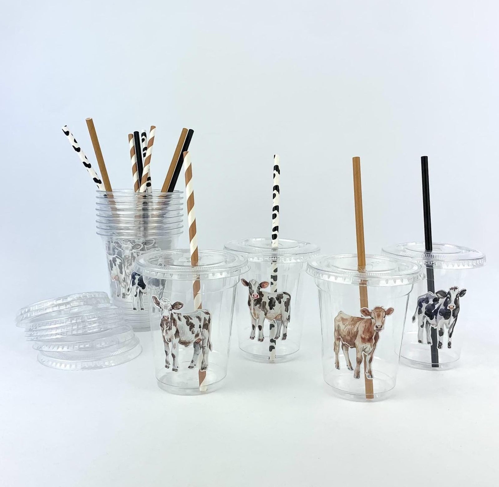 Cow Party Cups - Stesha Party