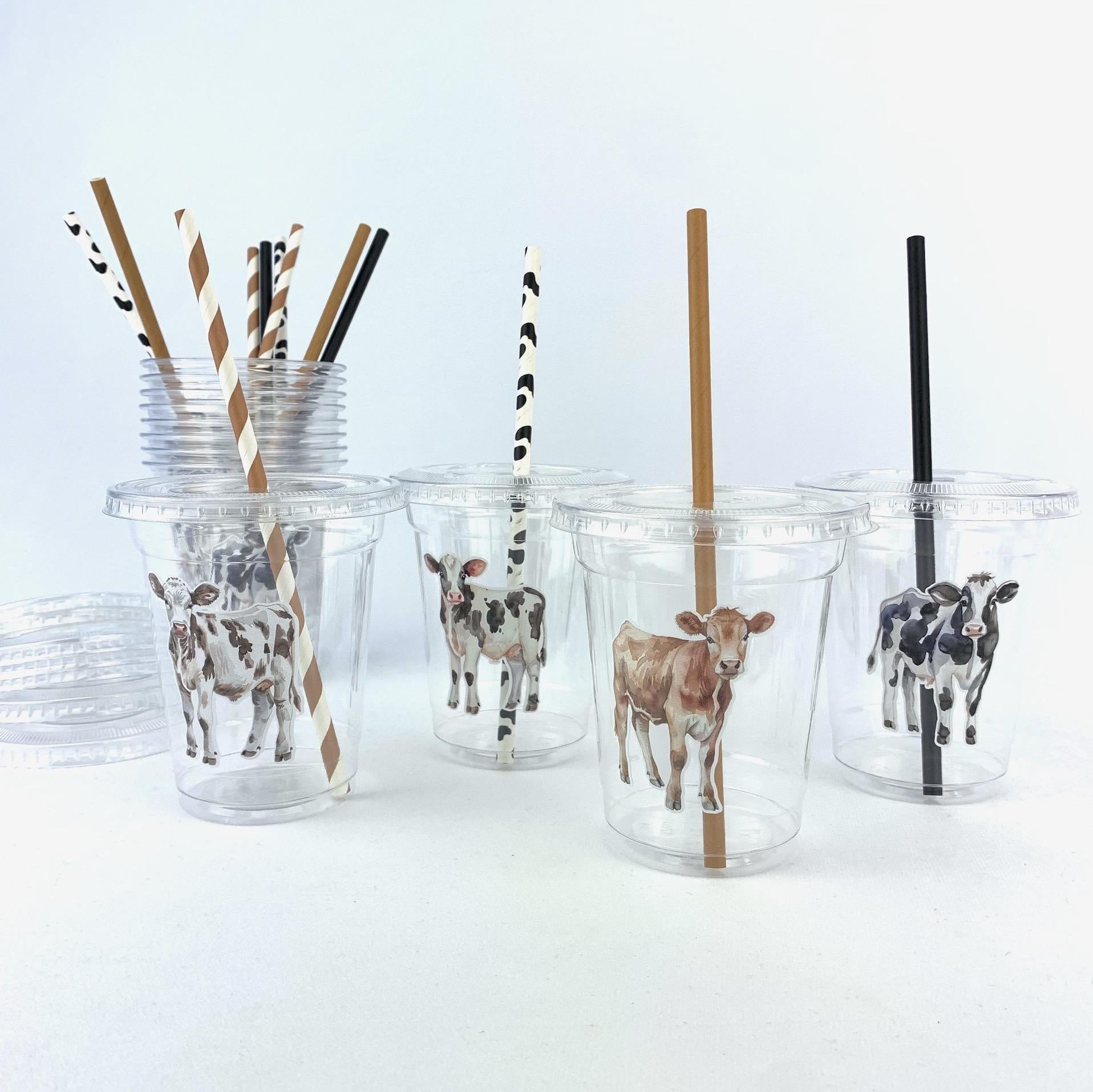 Cow Party Cups - Stesha Party