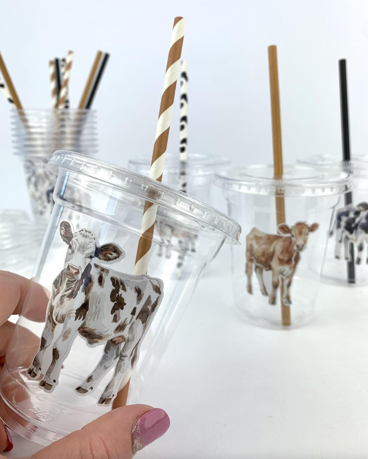 Cow Party Cups - Stesha Party
