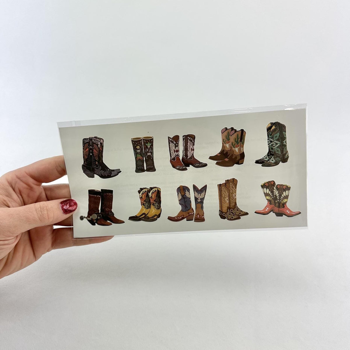 Cowboy Boot Temporary Tattoos - Stesha Party