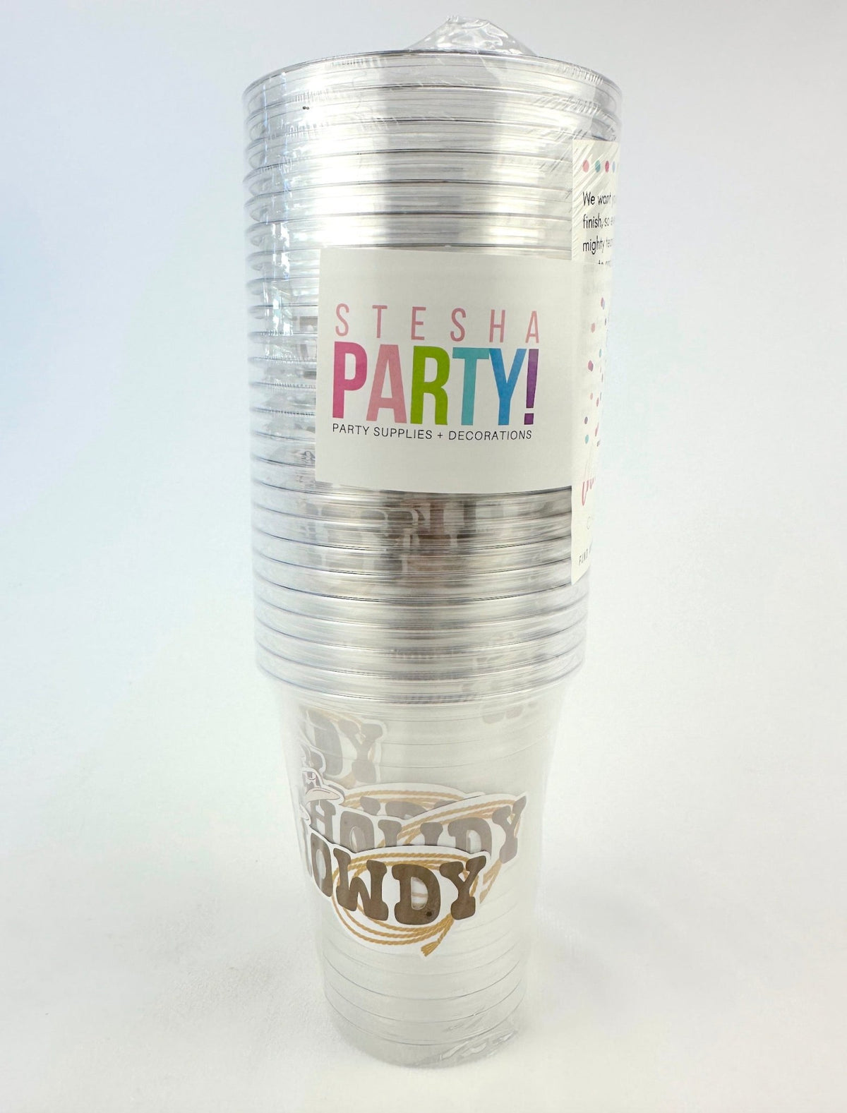 Cowboy Party Cups 24ct - Stesha Party