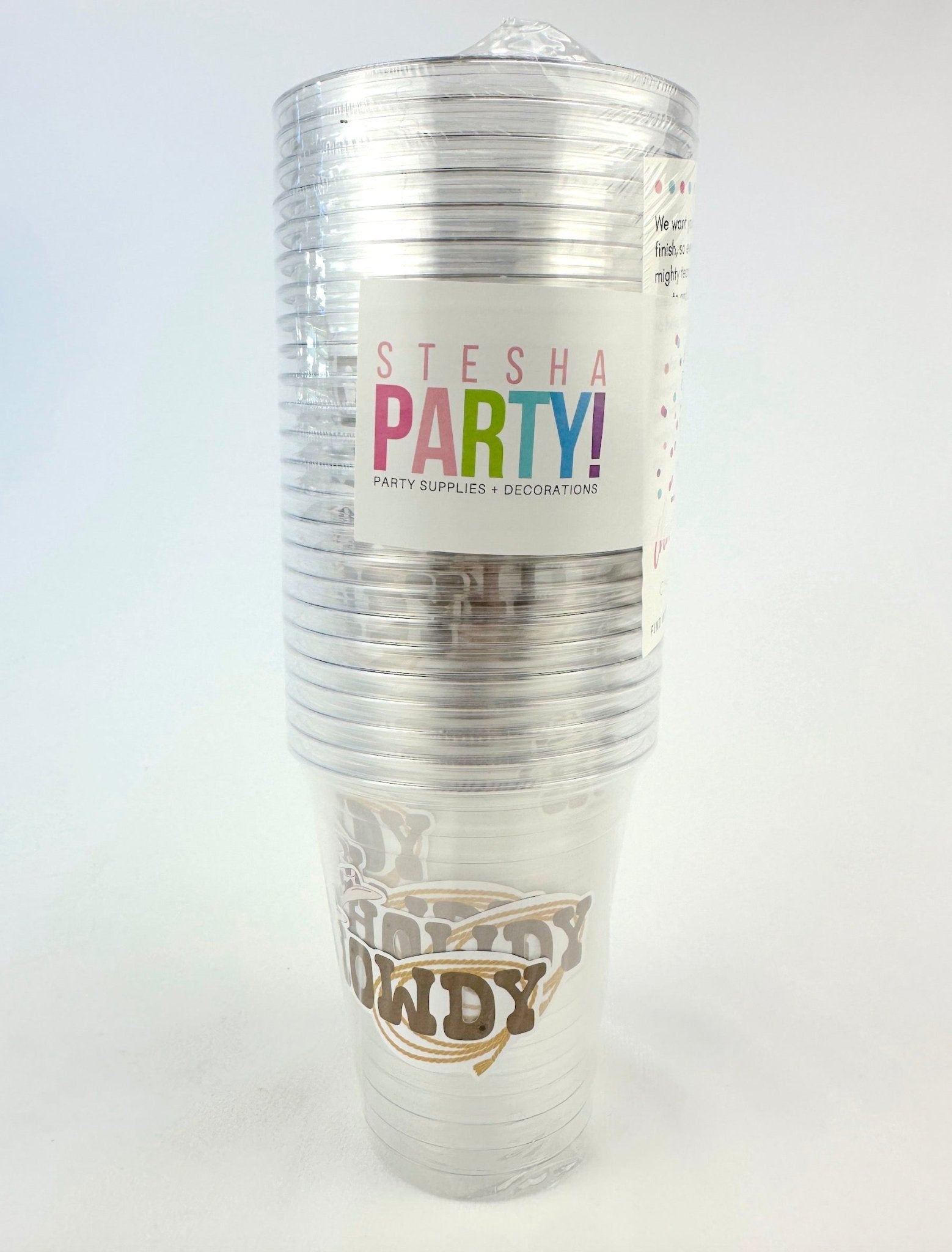 Cowboy Party Cups 24ct - Stesha Party