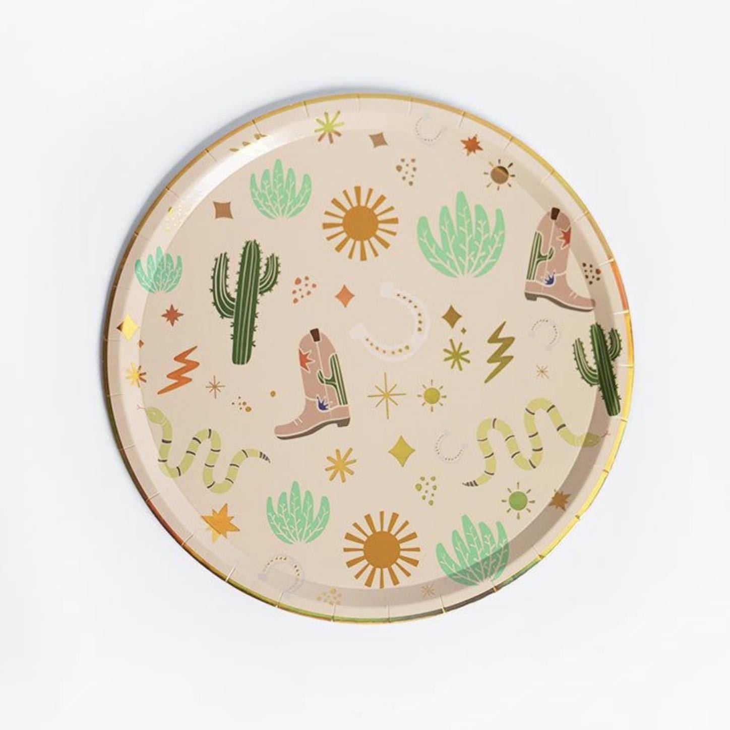 Cowboy Party Plates - Stesha Party