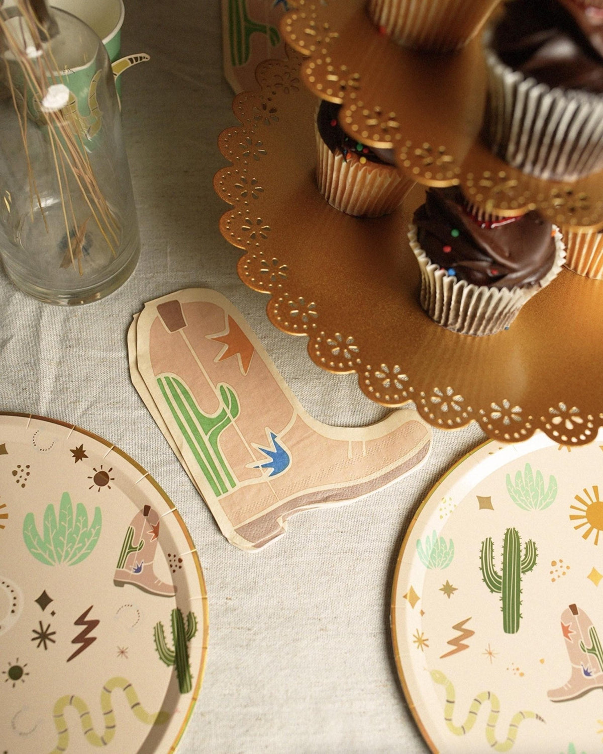 Cowboy Party Plates - Stesha Party