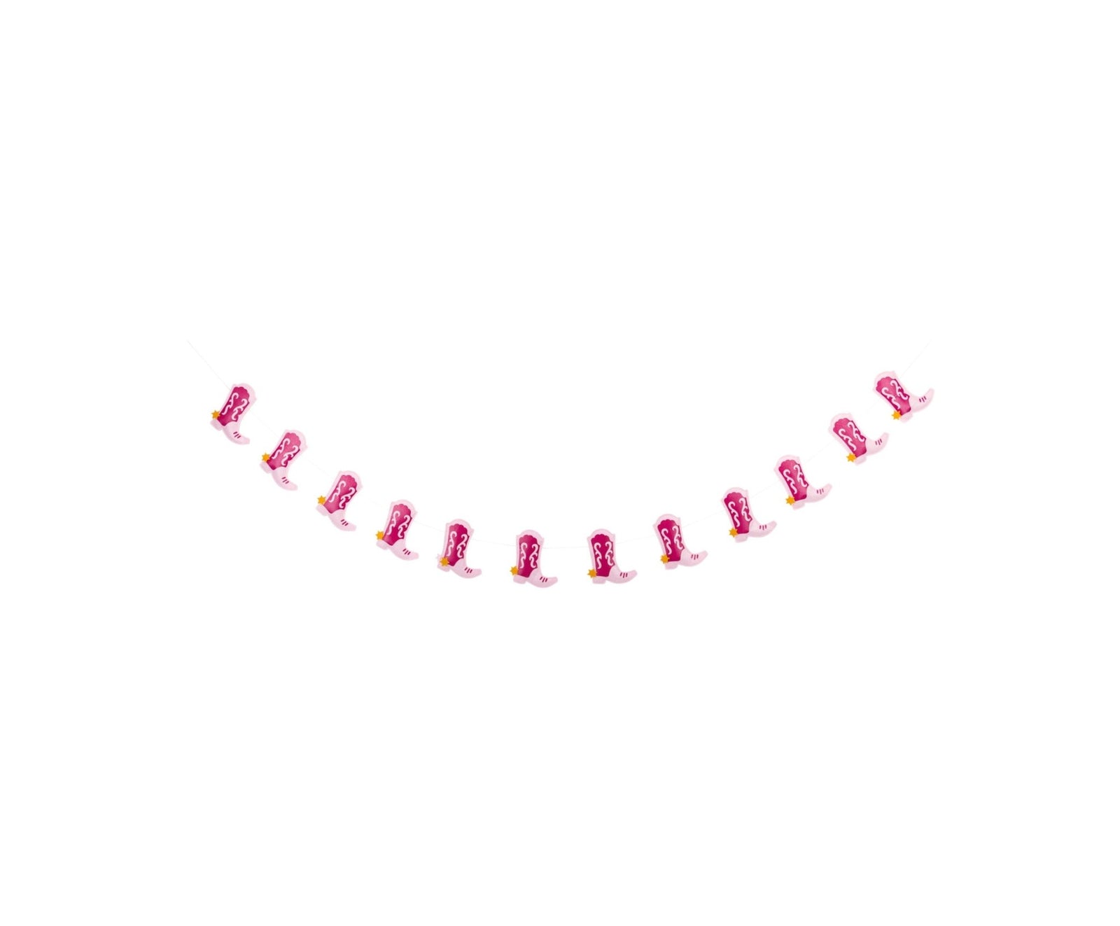 Cowgirl Boot Birthday Banner Set - Stesha Party