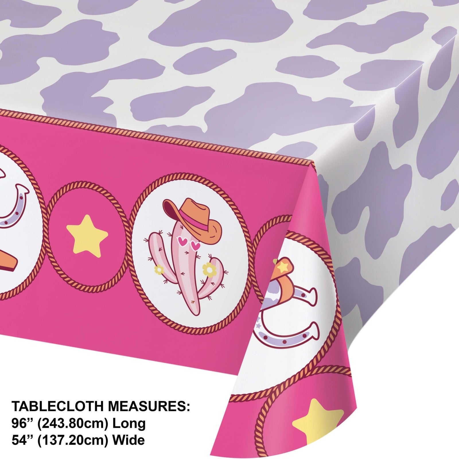 Cowgirl Party Tablecloth - Stesha Party