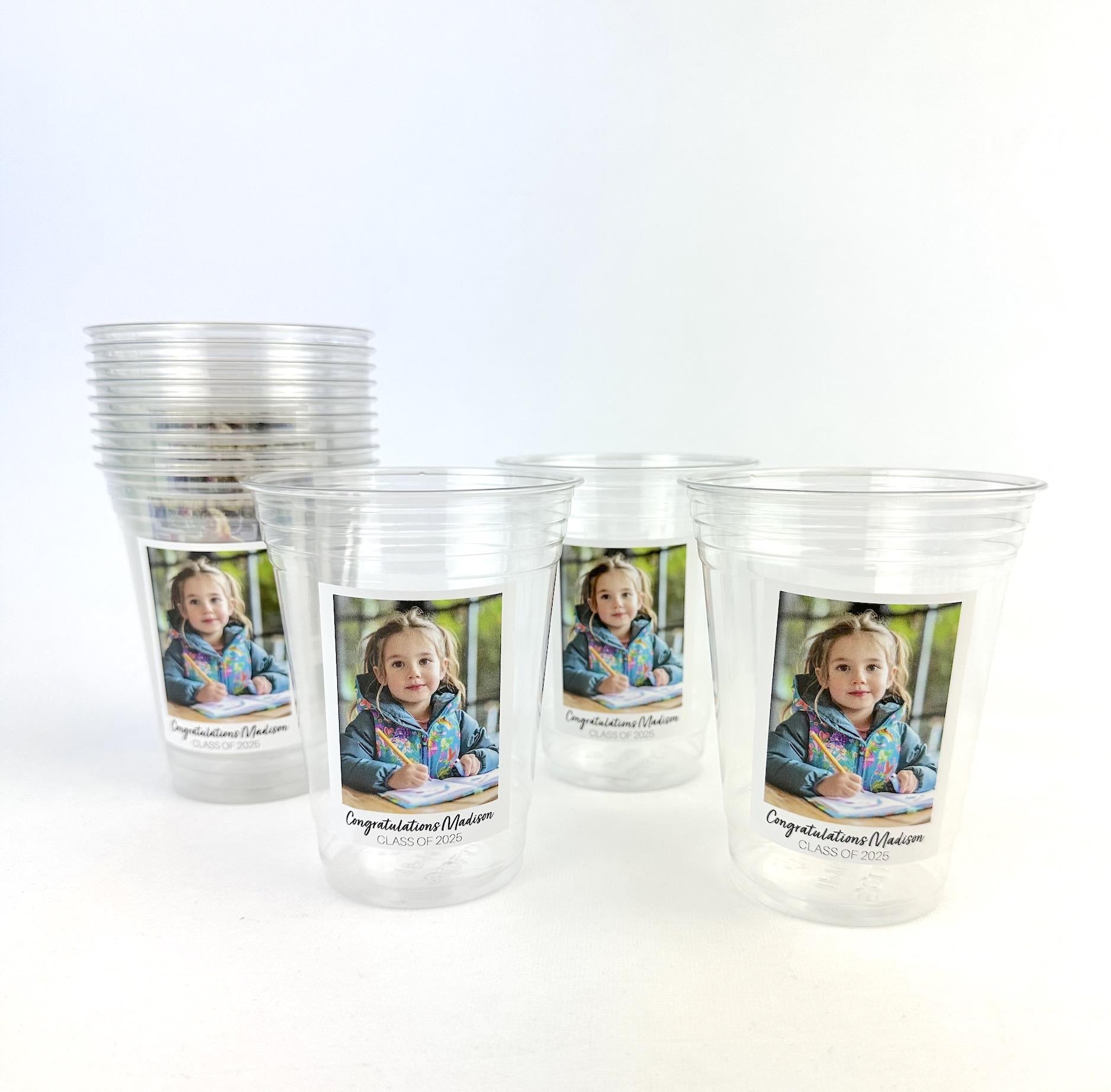 Custom Graduation Photo Cups 16oz - Stesha Party