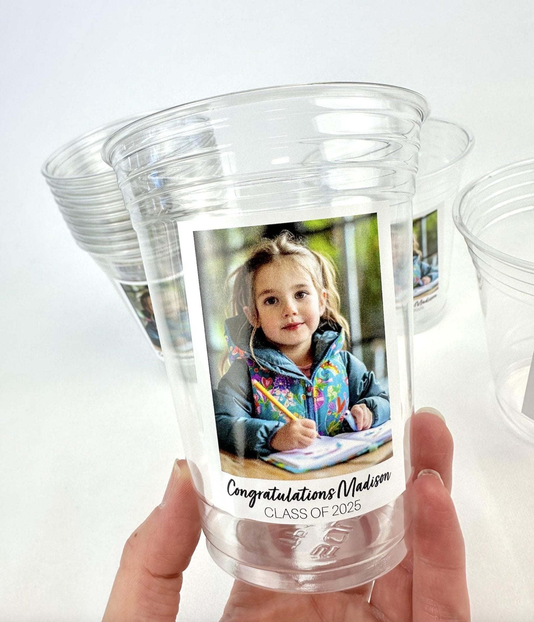 Custom Graduation Photo Cups 16oz