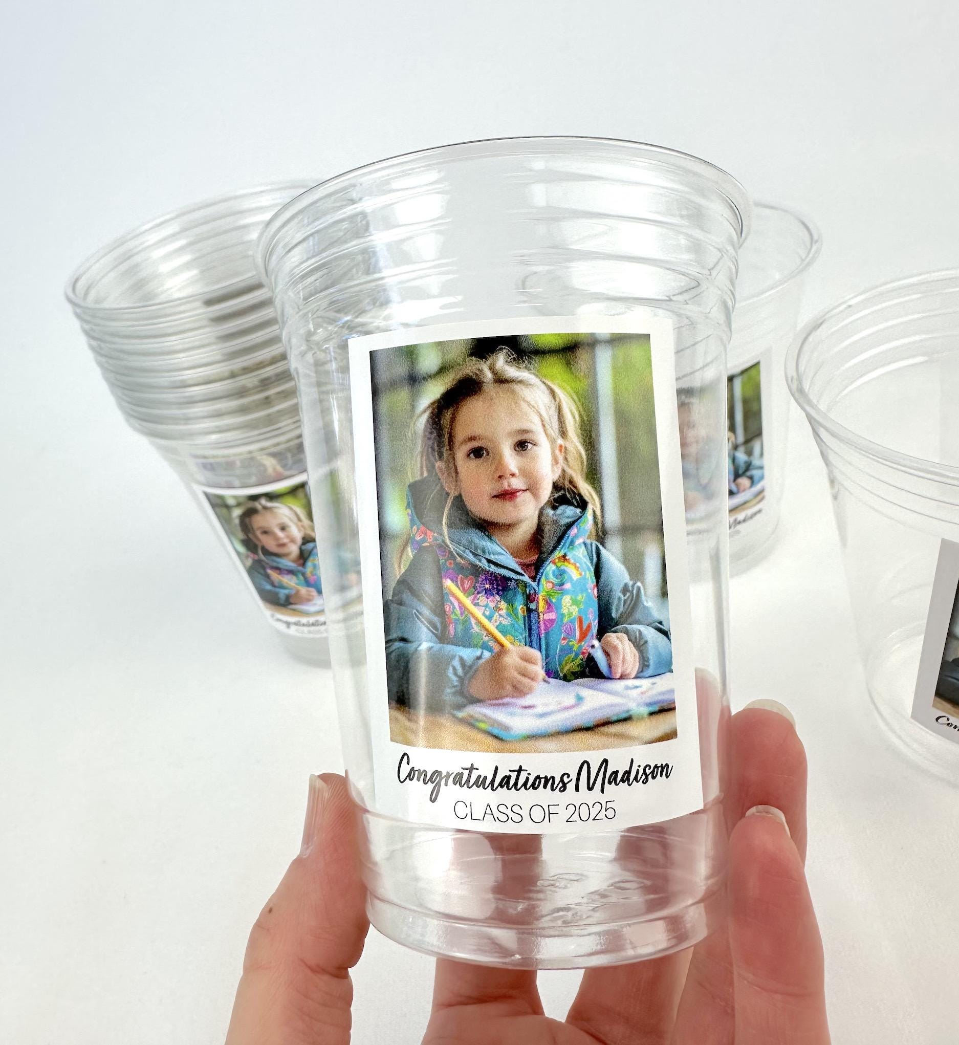 Custom Graduation Photo Cups 16oz - Stesha Party