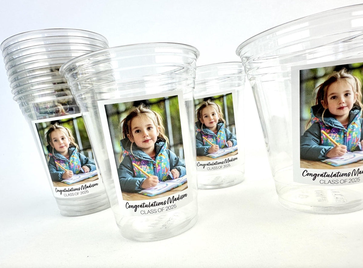 Custom Graduation Photo Cups 16oz - Stesha Party