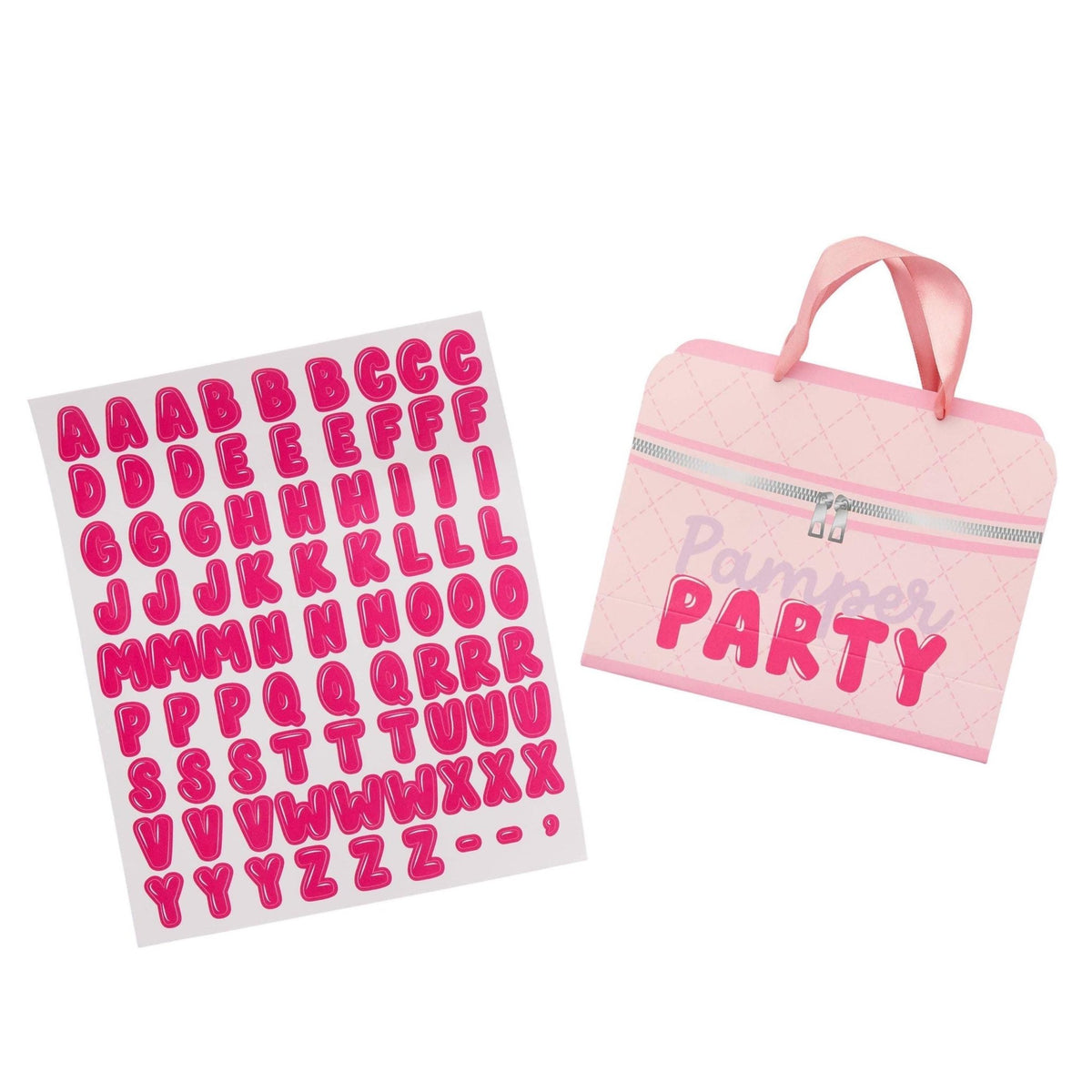 Customizable Pink Pamper Party Favor Bags 5ct - Stesha Party