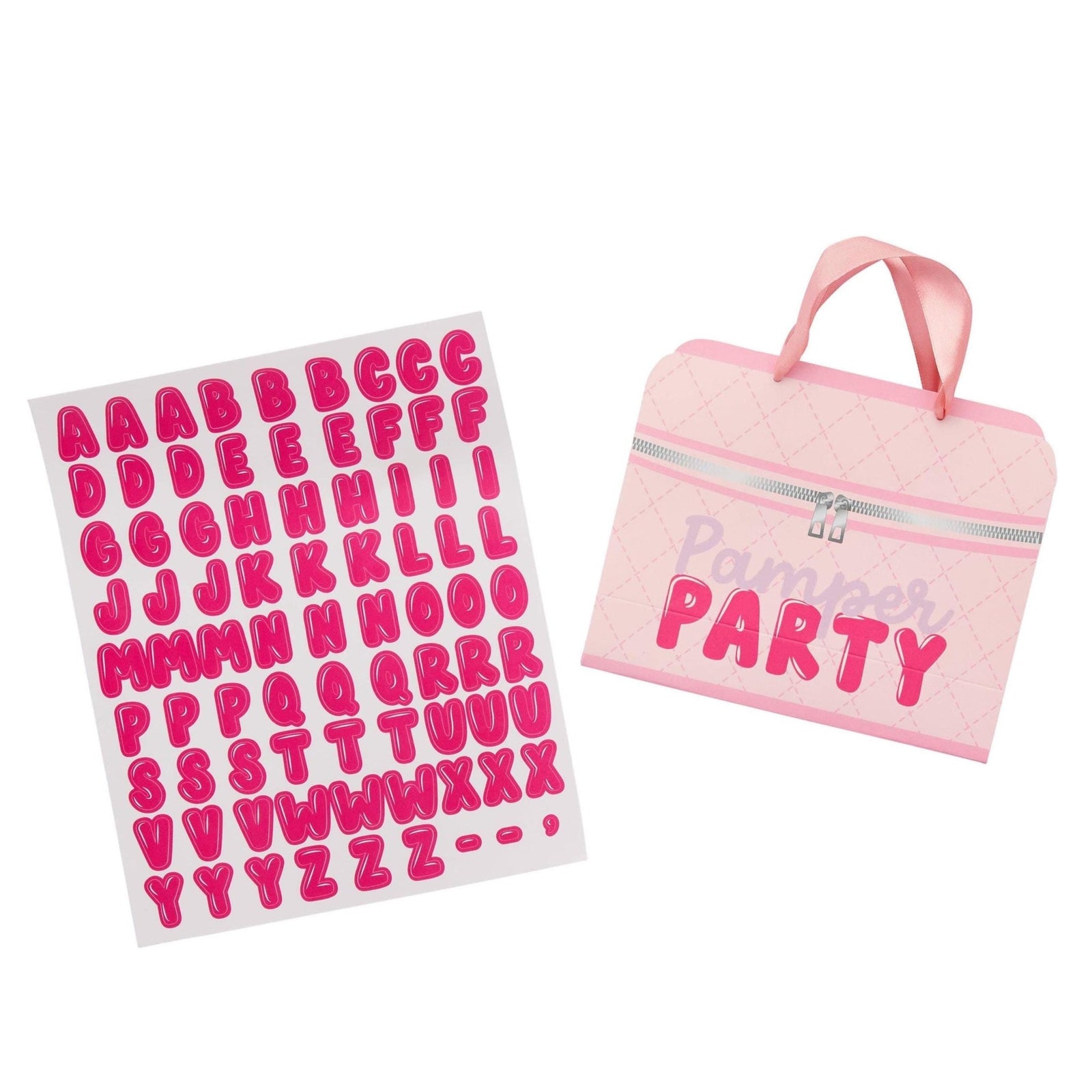 Customizable Pink Pamper Party Favor Bags 5ct - Stesha Party