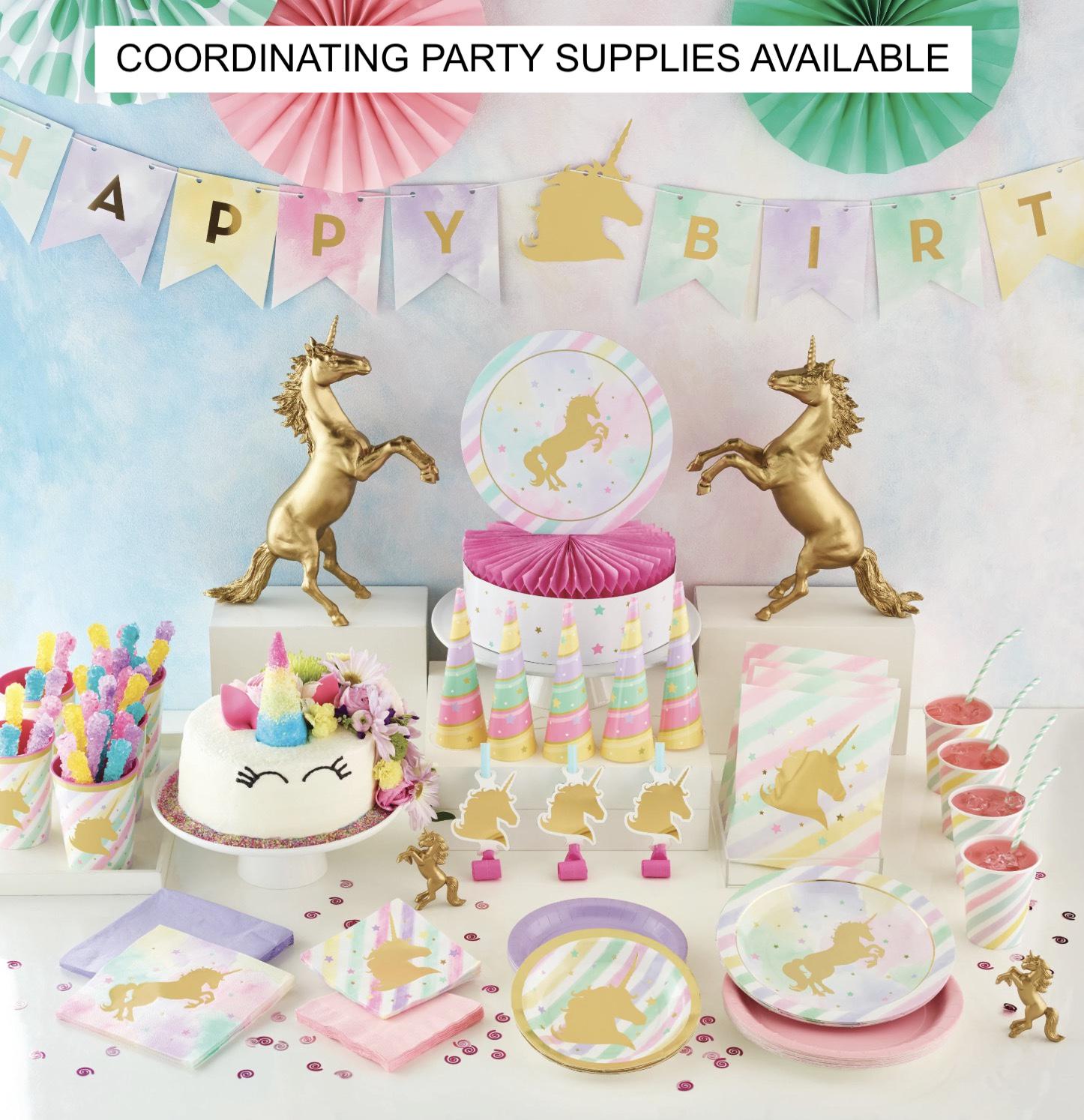 Customizable Unicorn Party Banner - Stesha Party