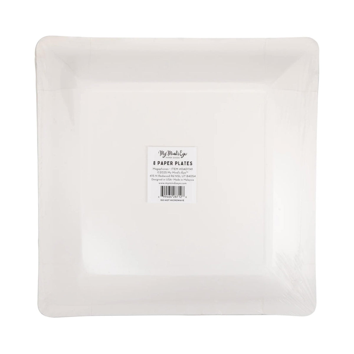 Dad's Day Square Party Plates 8ct - Stesha Party