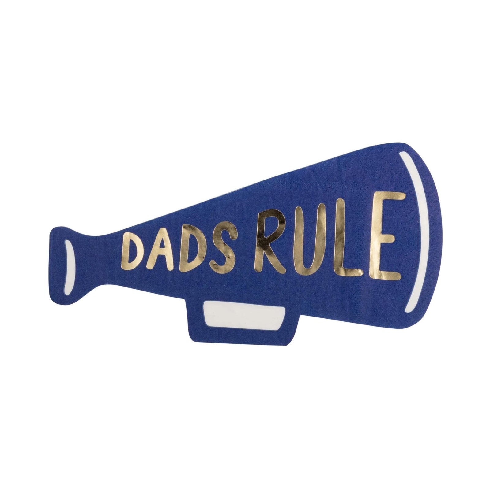 Dads Rule Megaphone Napkins 18ct - Stesha Party