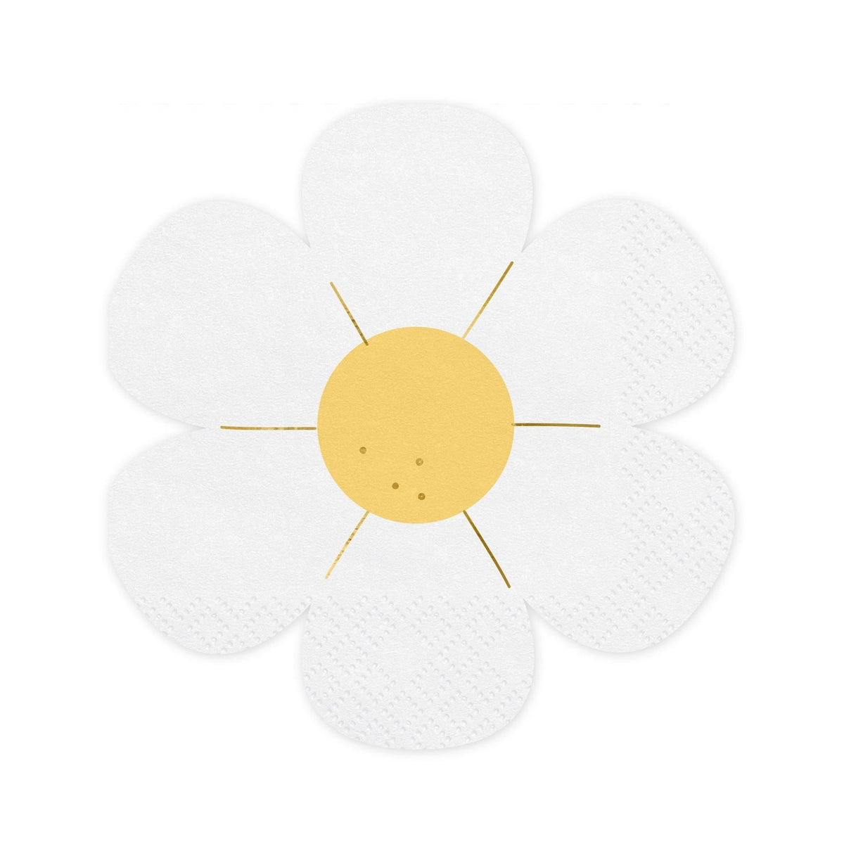 Daisy Flower Party Napkins - Stesha Party