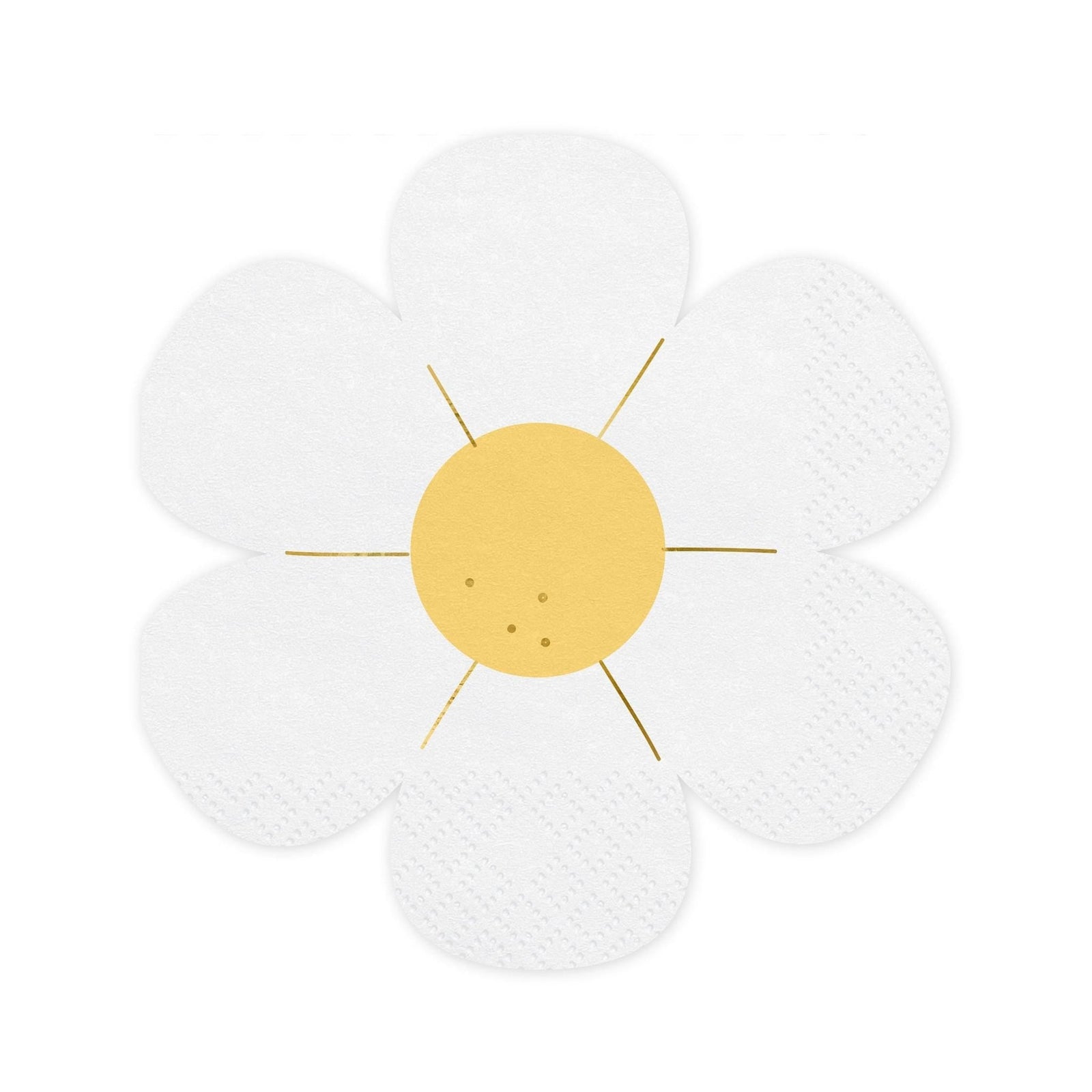 Daisy Flower Party Napkins - Stesha Party